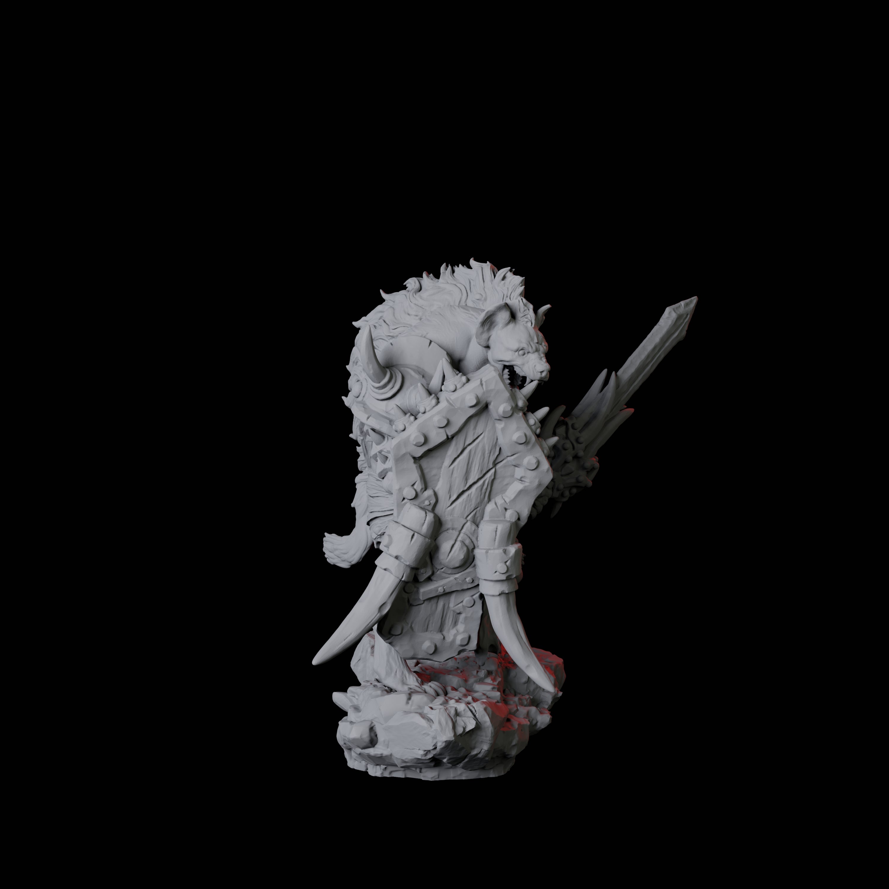 Gnoll Scout B Miniature for Dungeons and Dragons, Pathfinder or other TTRPGs