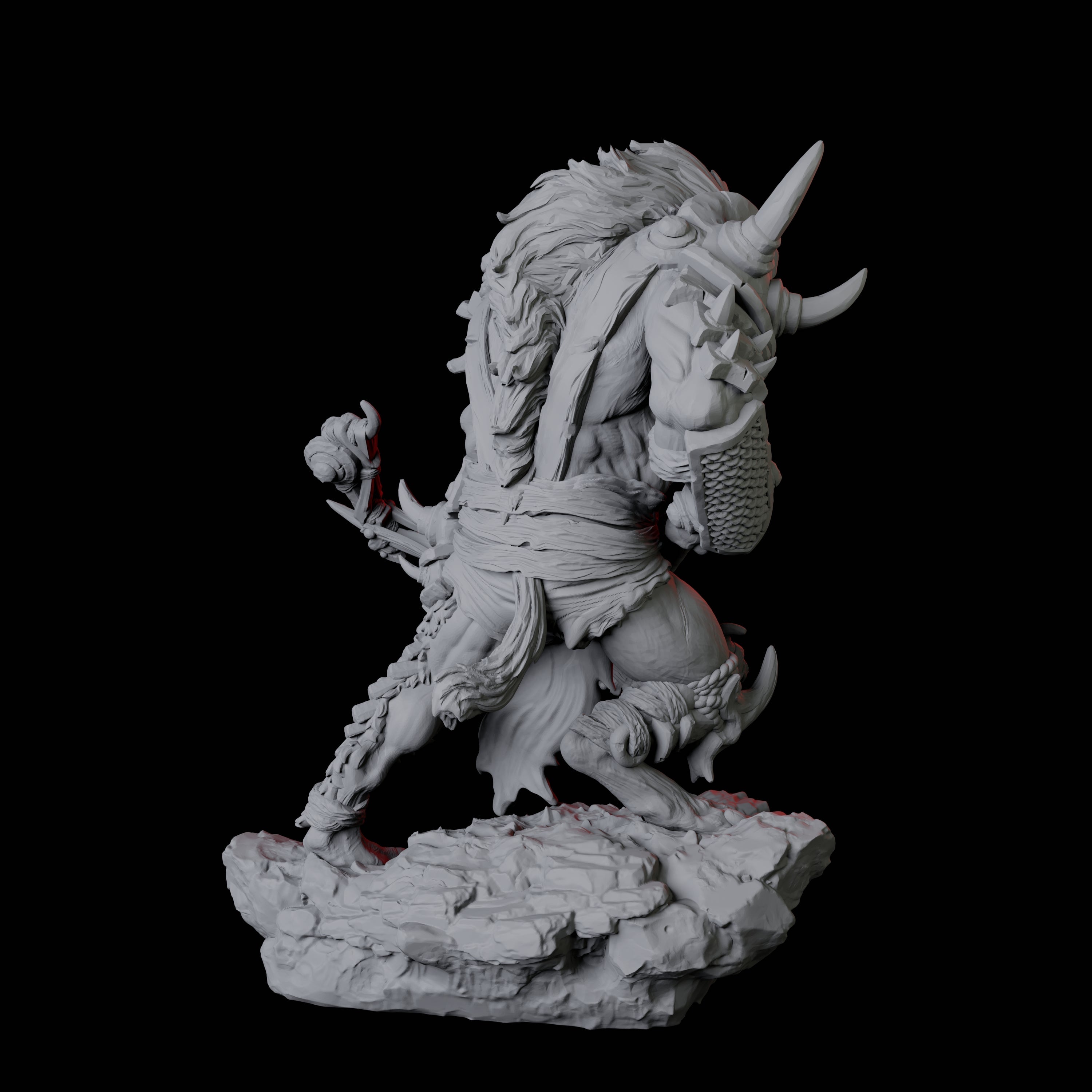 Gnoll Scout C Miniature for Dungeons and Dragons, Pathfinder or other TTRPGs