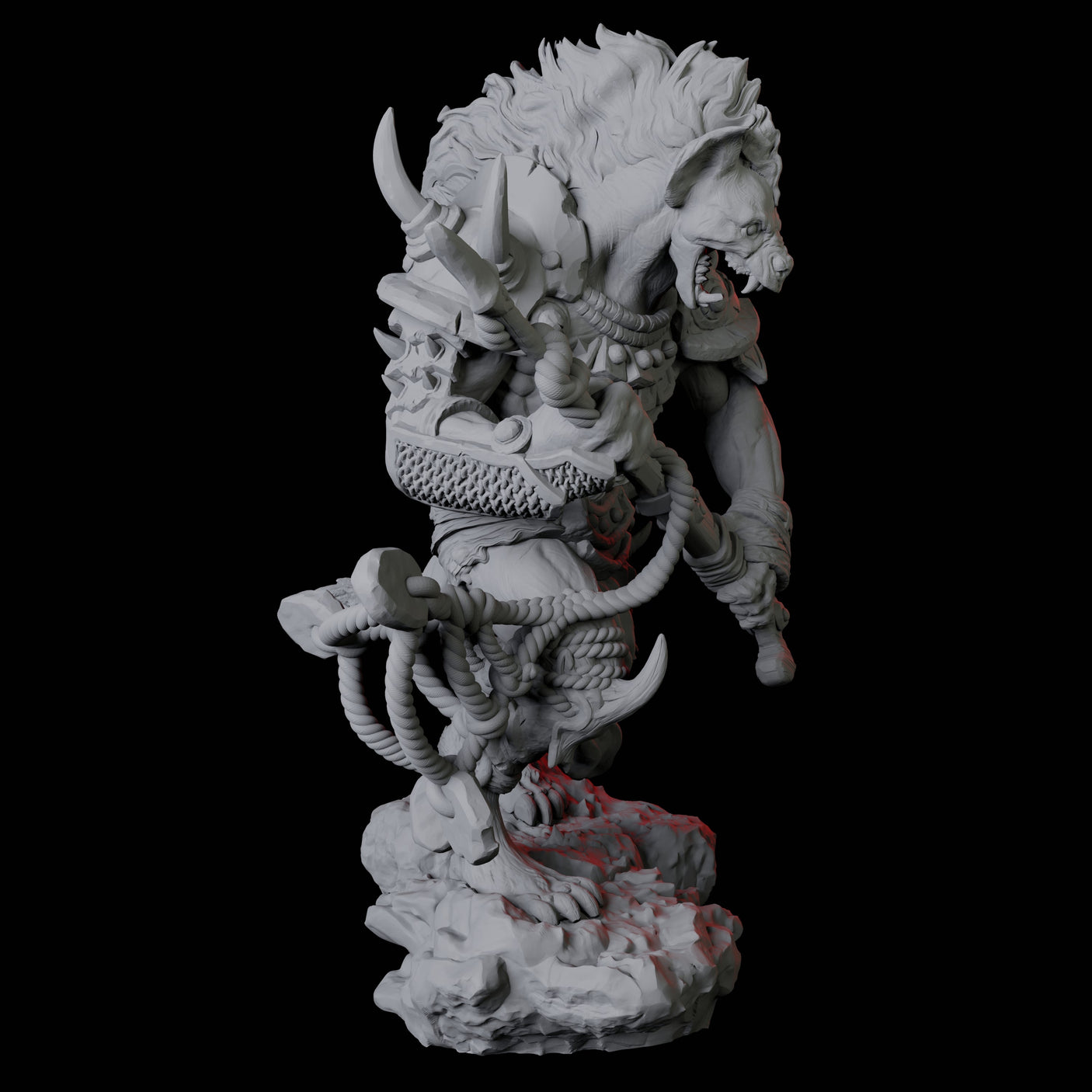 Gnoll Scout D Miniature for Dungeons and Dragons, Pathfinder or other TTRPGs