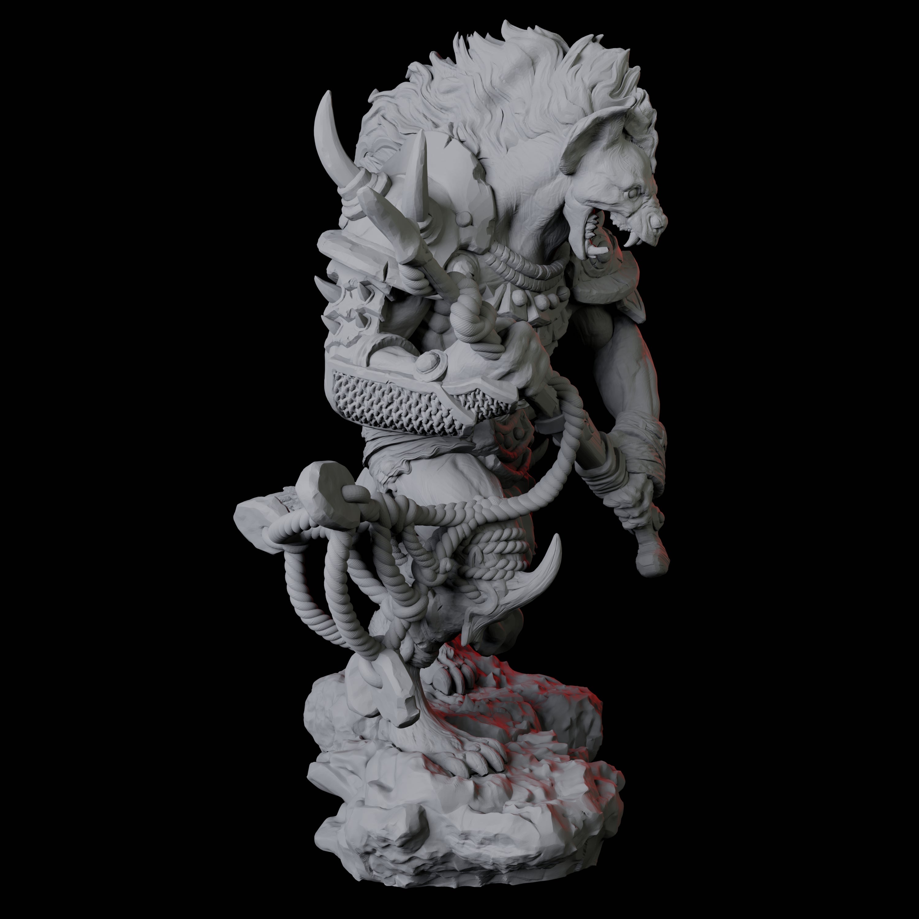 Gnoll Scout D Miniature for Dungeons and Dragons, Pathfinder or other TTRPGs