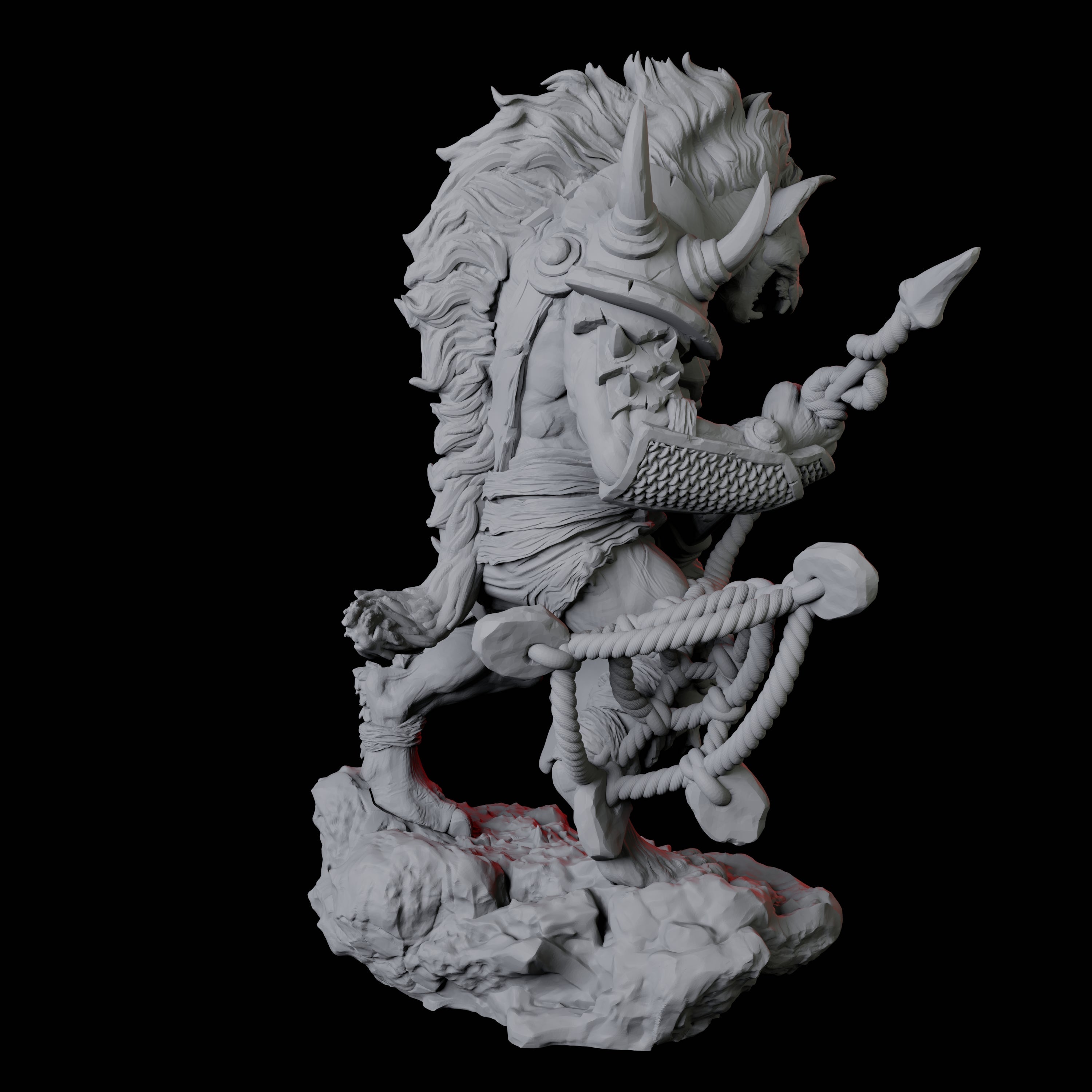 Gnoll Scout D Miniature for Dungeons and Dragons, Pathfinder or other TTRPGs