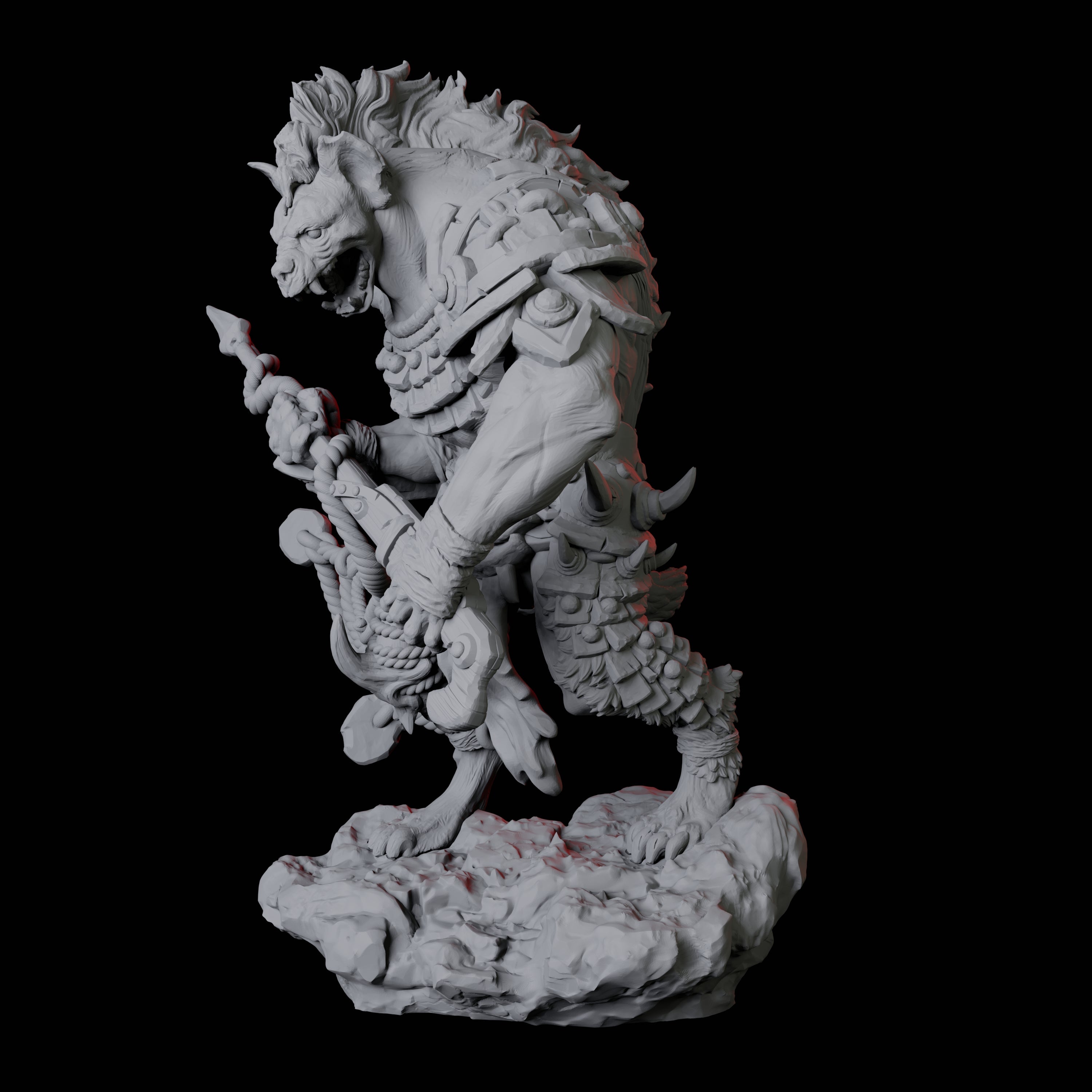 Gnoll Scout D Miniature for Dungeons and Dragons, Pathfinder or other TTRPGs