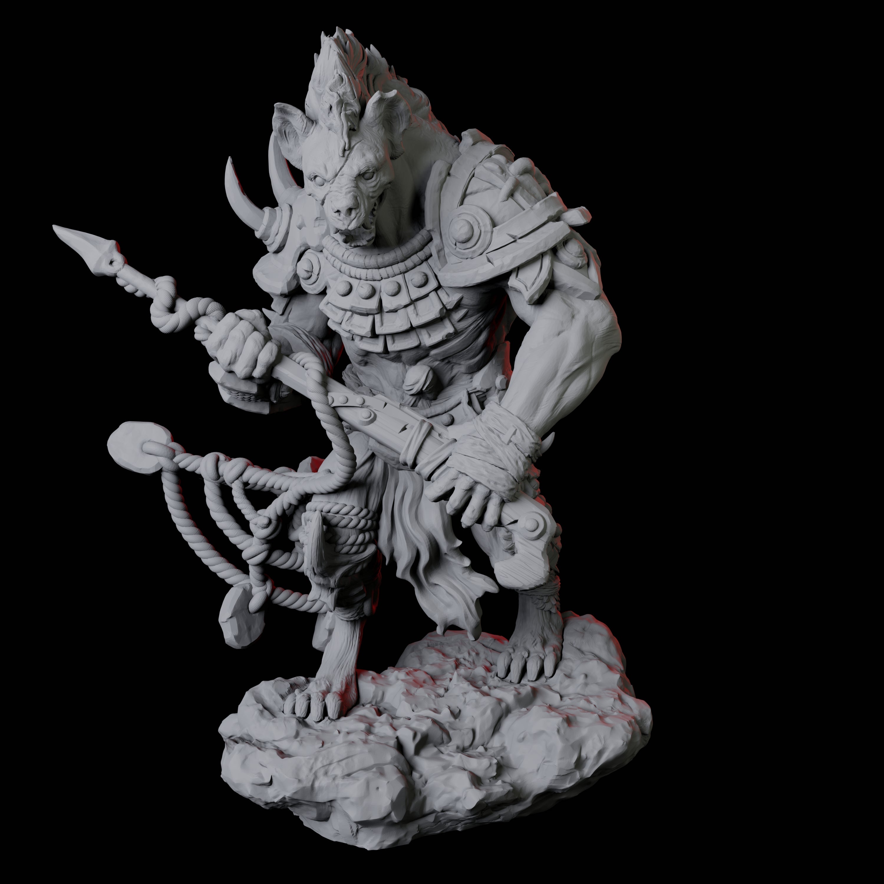 Gnoll Scout D Miniature for Dungeons and Dragons, Pathfinder or other TTRPGs