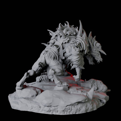Gnoll Tracker A Miniature for Dungeons and Dragons, Pathfinder or other TTRPGs