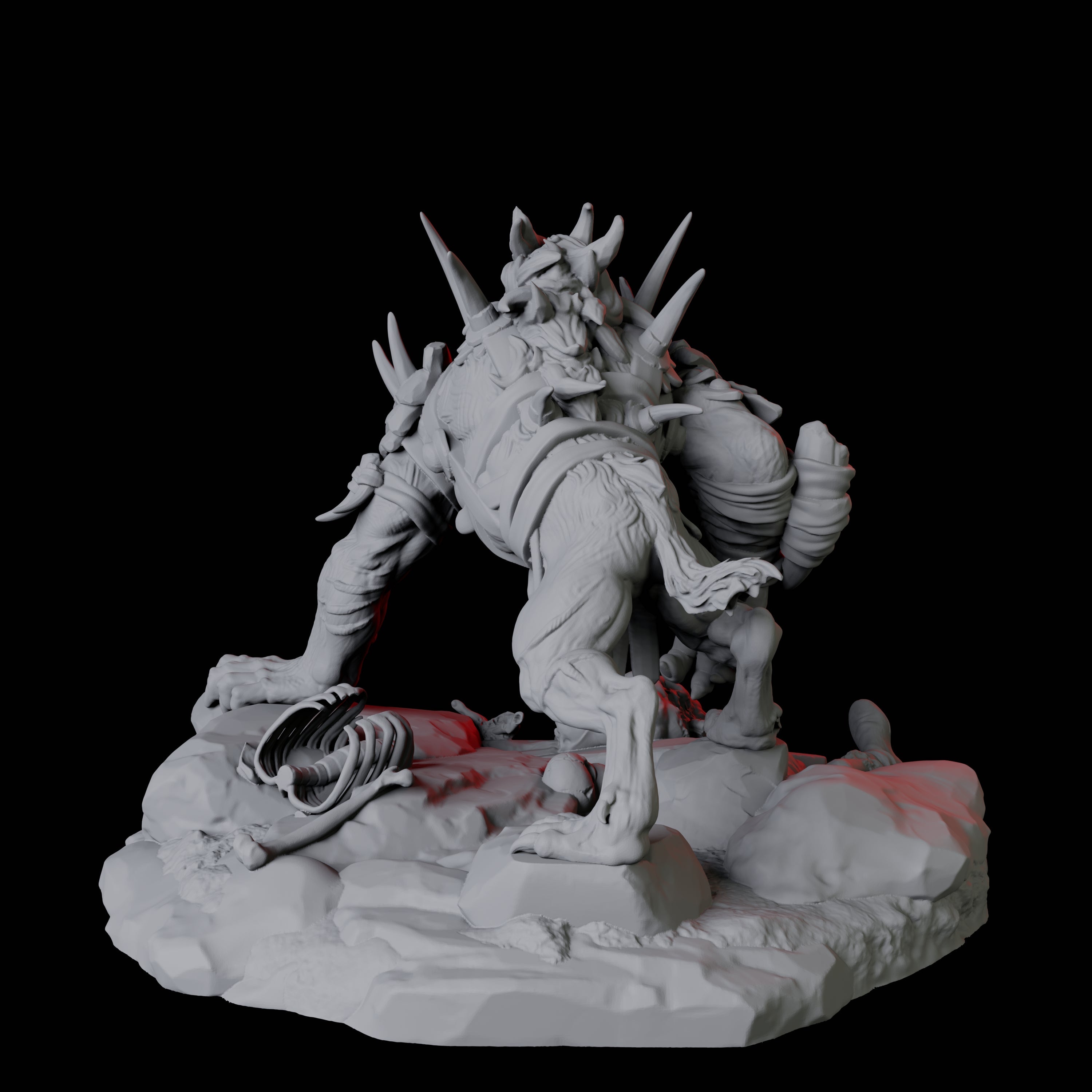 Gnoll Tracker A Miniature for Dungeons and Dragons, Pathfinder or other TTRPGs