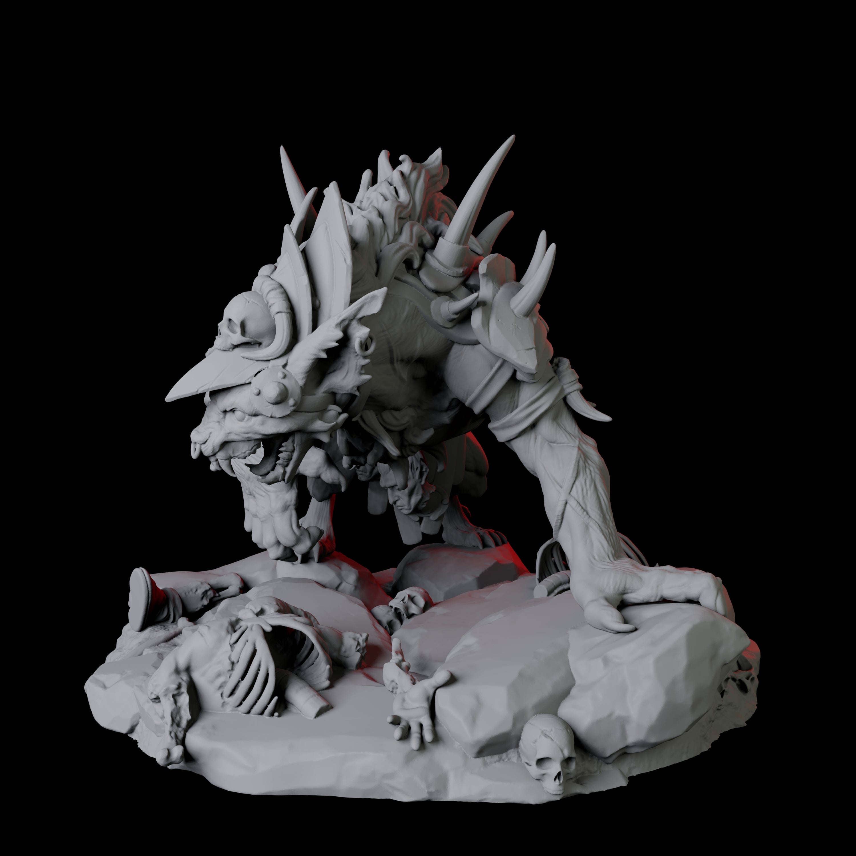 Gnoll Tracker A Miniature for Dungeons and Dragons, Pathfinder or other TTRPGs