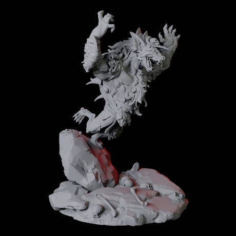 Gnoll Tracker B Miniature for Dungeons and Dragons, Pathfinder or other TTRPGs