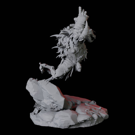 Gnoll Tracker B Miniature for Dungeons and Dragons, Pathfinder or other TTRPGs