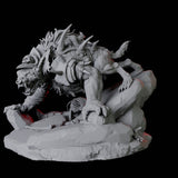 Gnoll Tracker C Miniature for Dungeons and Dragons, Pathfinder or other TTRPGs