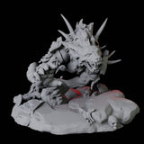 Gnoll Tracker D Miniature for Dungeons and Dragons, Pathfinder or other TTRPGs