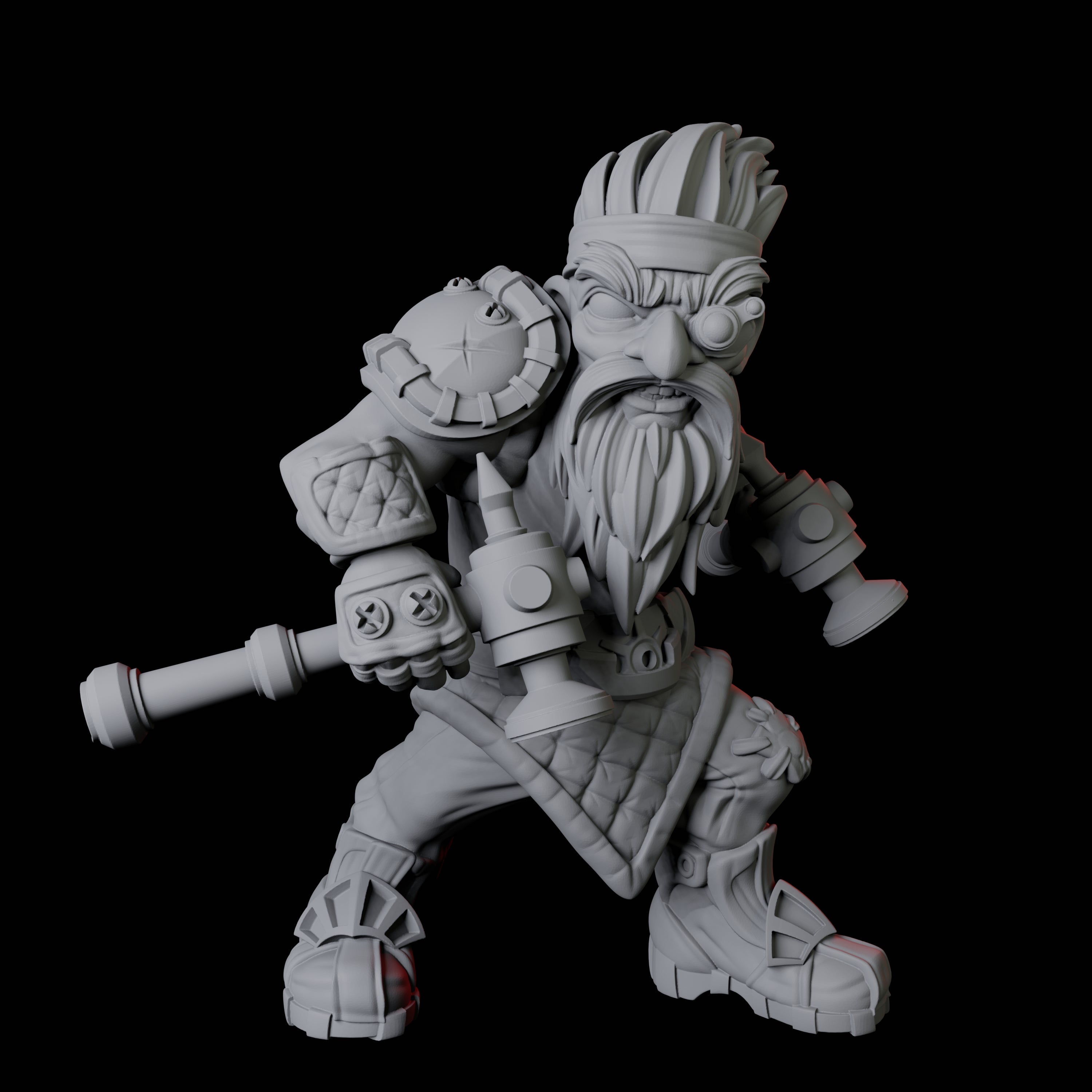 Gnome Artificer B Miniature for Dungeons and Dragons, Pathfinder or other TTRPGs