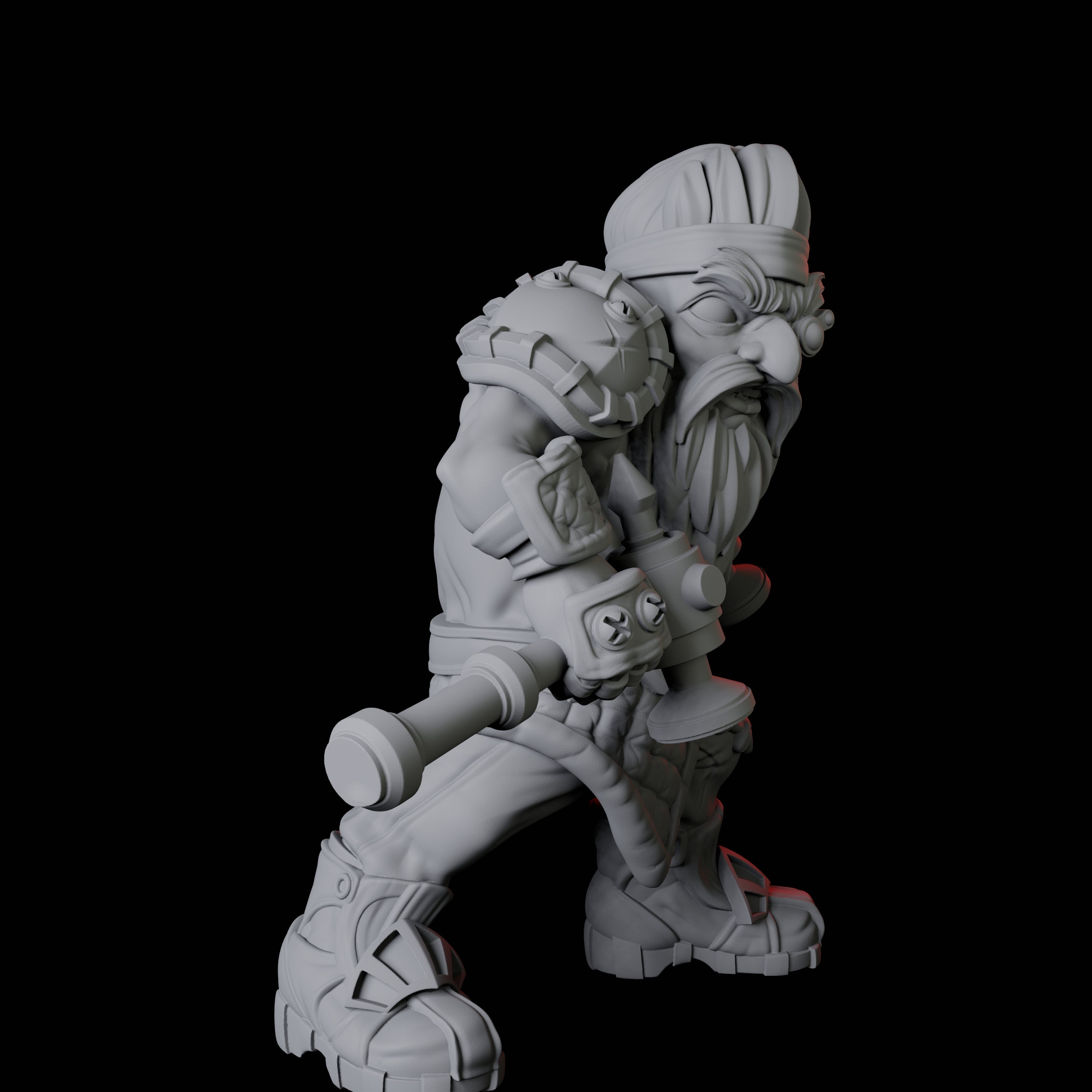 Gnome Artificer B Miniature for Dungeons and Dragons, Pathfinder or other TTRPGs