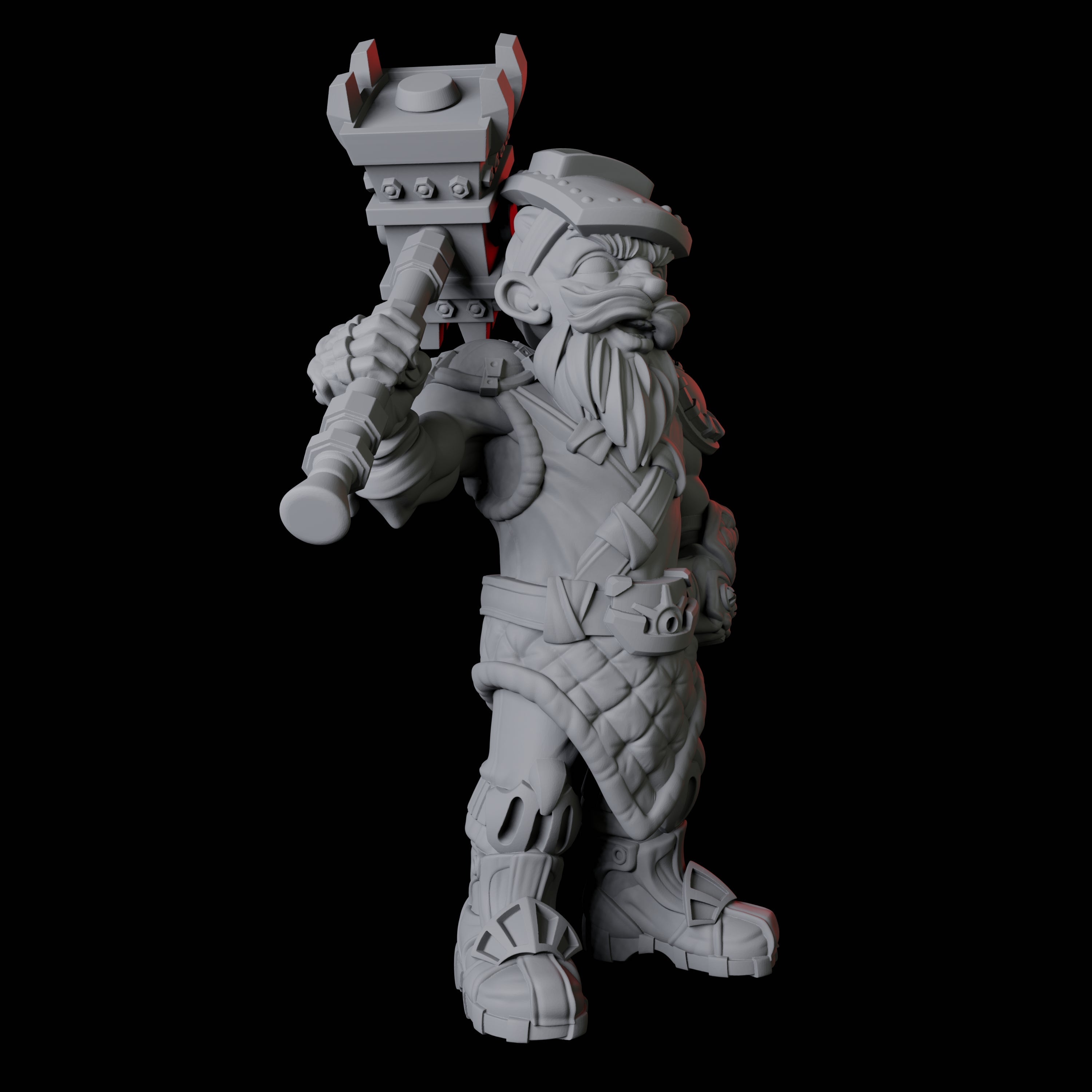 Gnome Artificer C Miniature for Dungeons and Dragons, Pathfinder or other TTRPGs