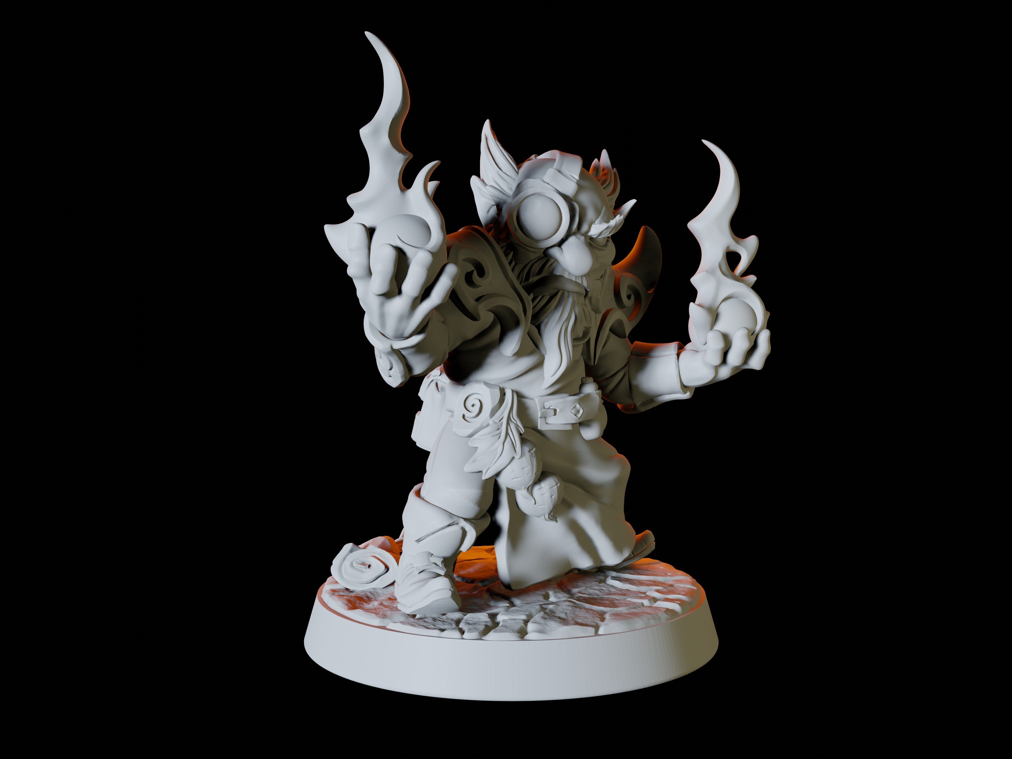 Gnome Artificer Miniature for Dungeons and Dragons - Myth Forged