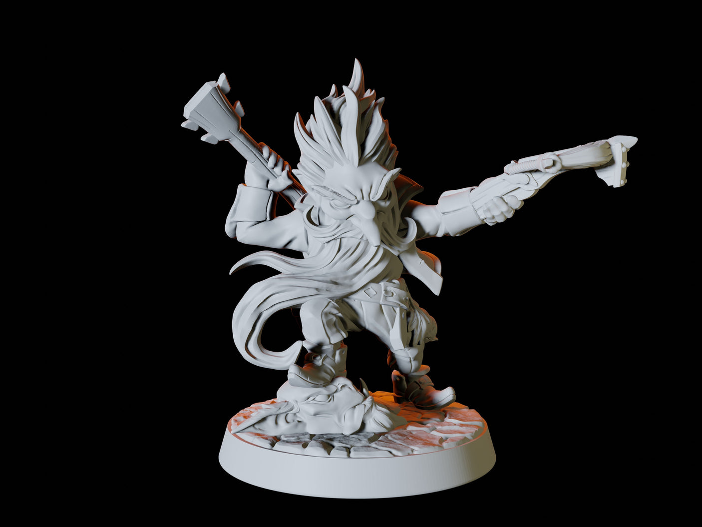Gnome Bard Miniature for Dungeons and Dragons, Pathfinder or other TTRPGs