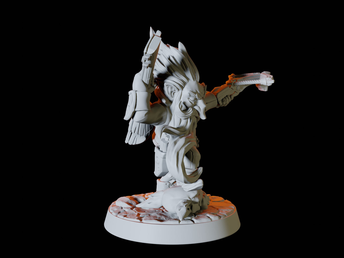 Gnome Bard Miniature for Dungeons and Dragons, Pathfinder or other TTRPGs