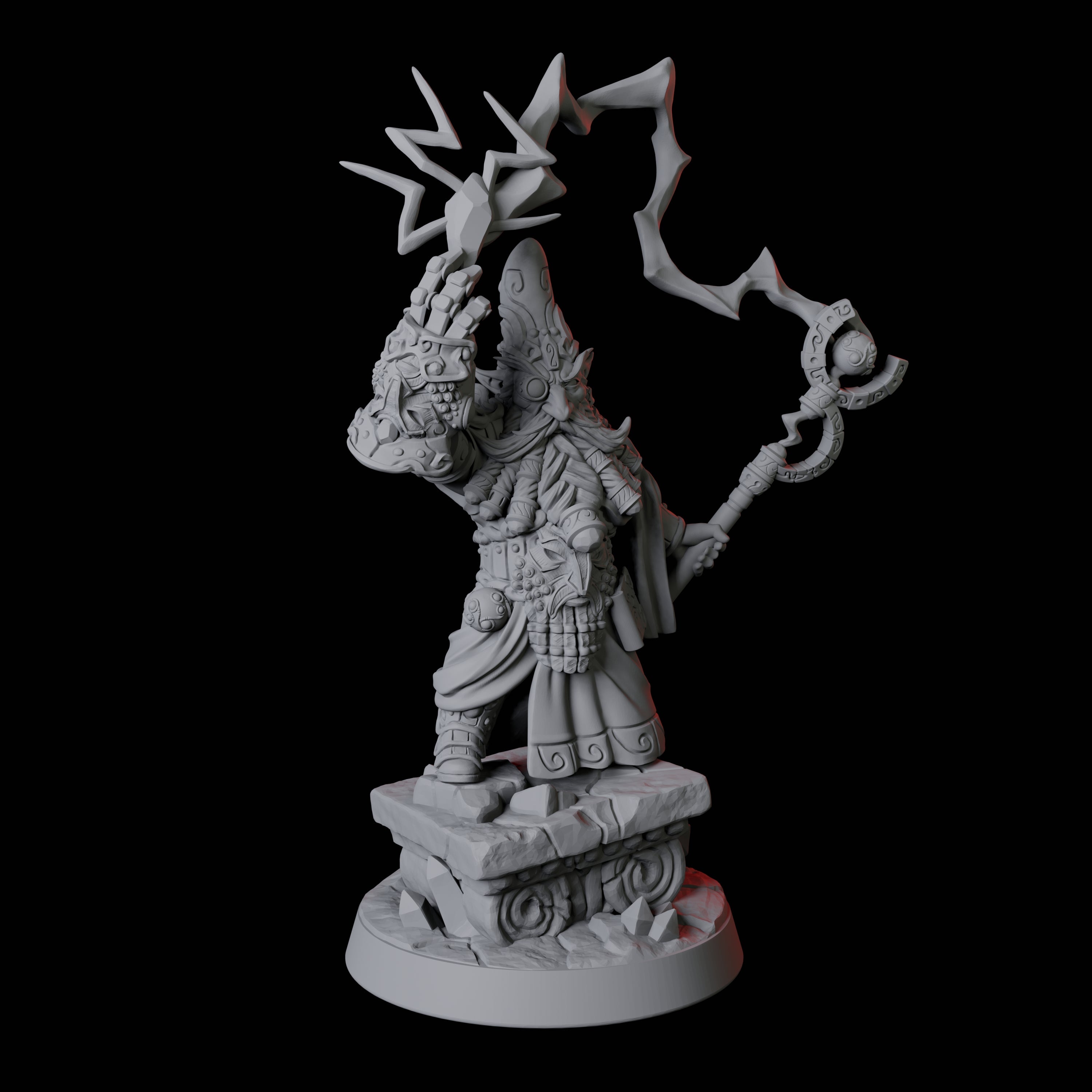 Gnome King Miniature for Dungeons and Dragons, Pathfinder or other TTRPGs