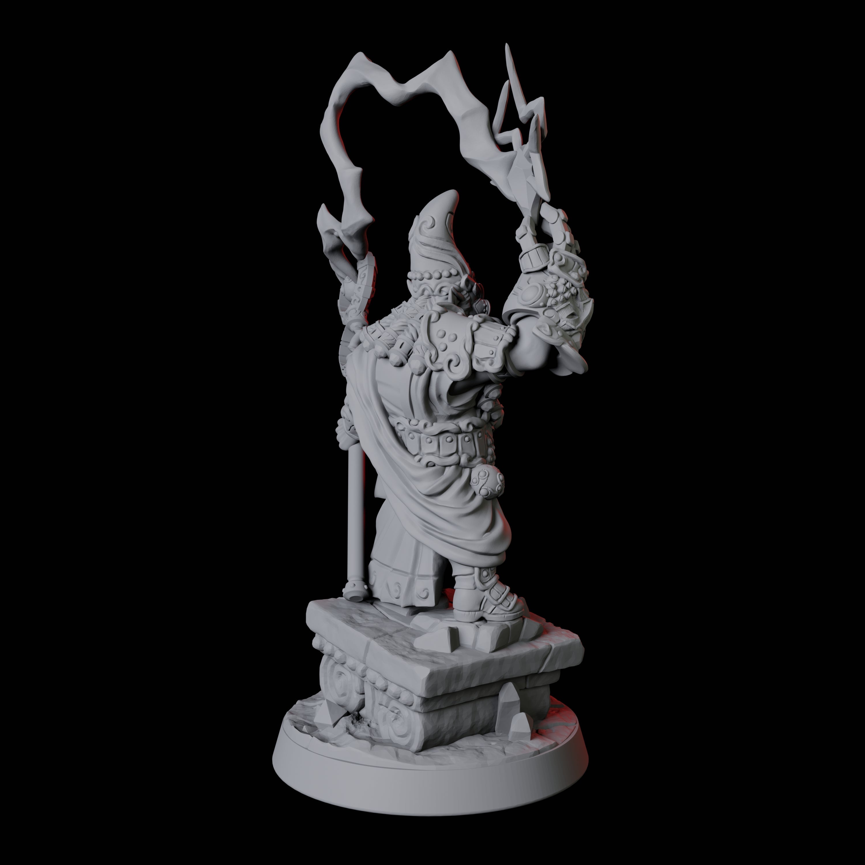 Gnome King Miniature for Dungeons and Dragons, Pathfinder or other TTRPGs