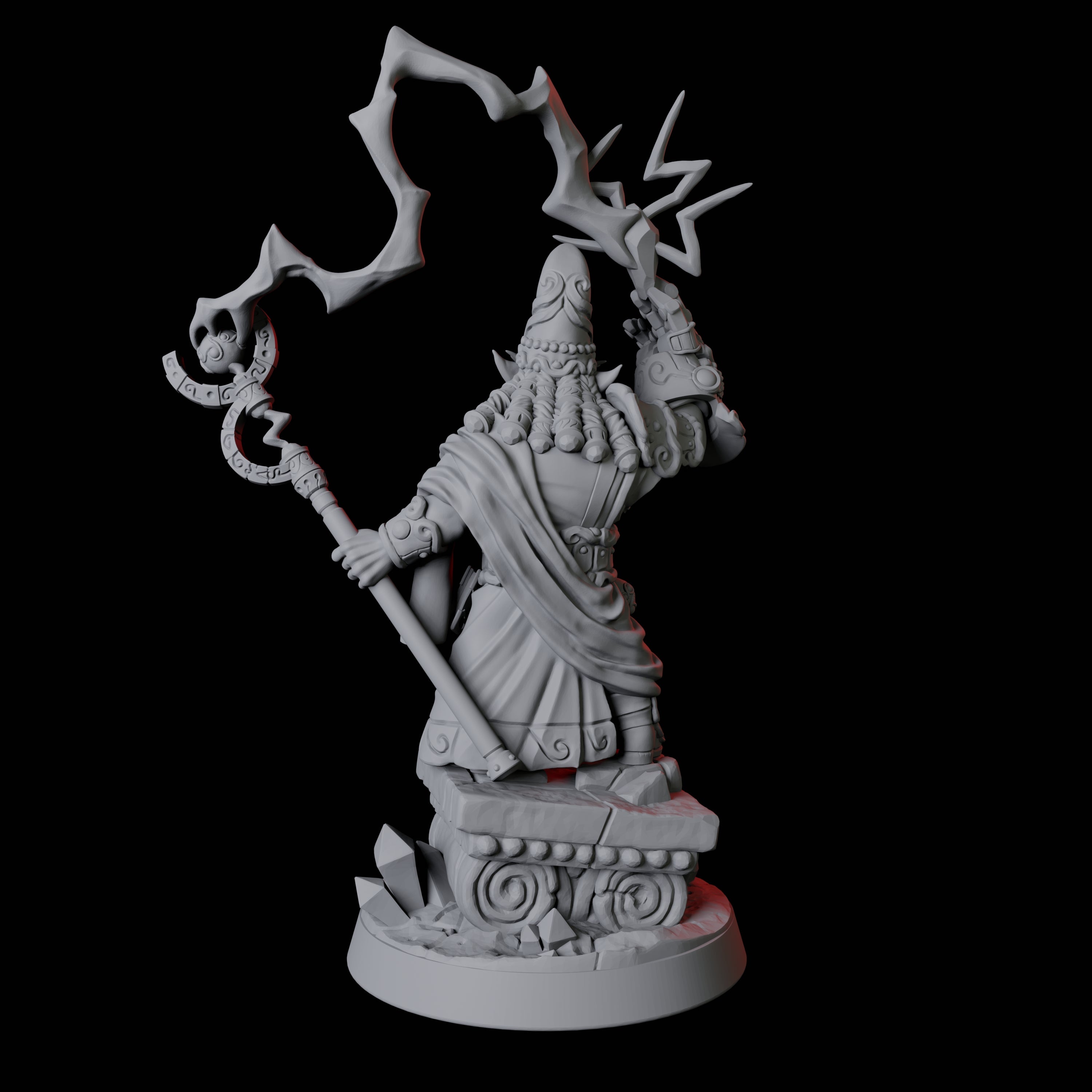 Gnome King Miniature for Dungeons and Dragons, Pathfinder or other TTRPGs