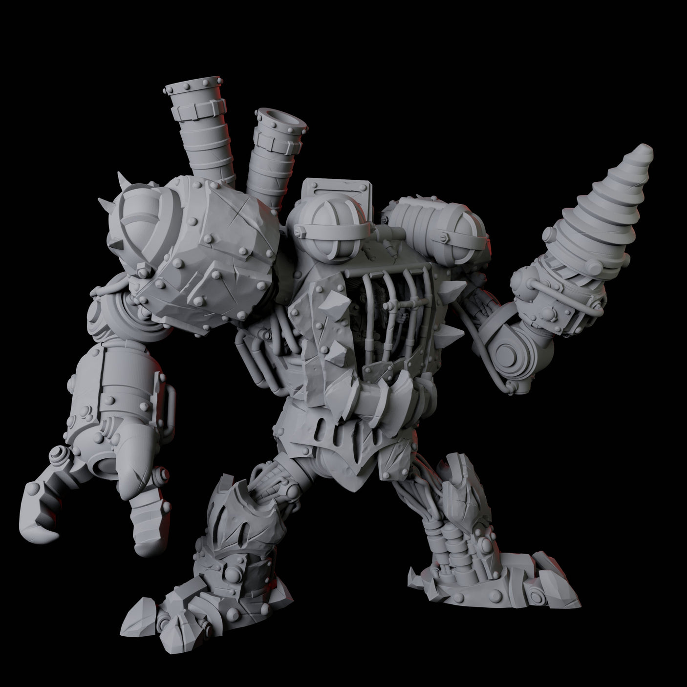 Gnome Mech Suit Miniature for Dungeons and Dragons, Pathfinder or other TTRPGs