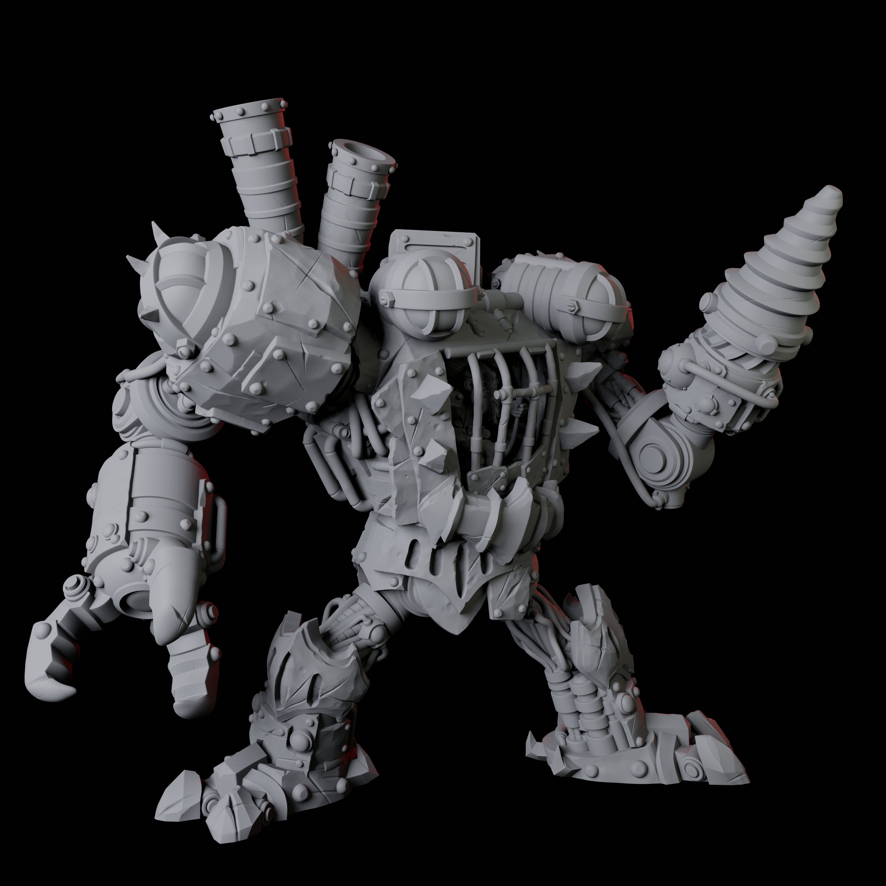 Gnome Mech Suit Miniature for Dungeons and Dragons