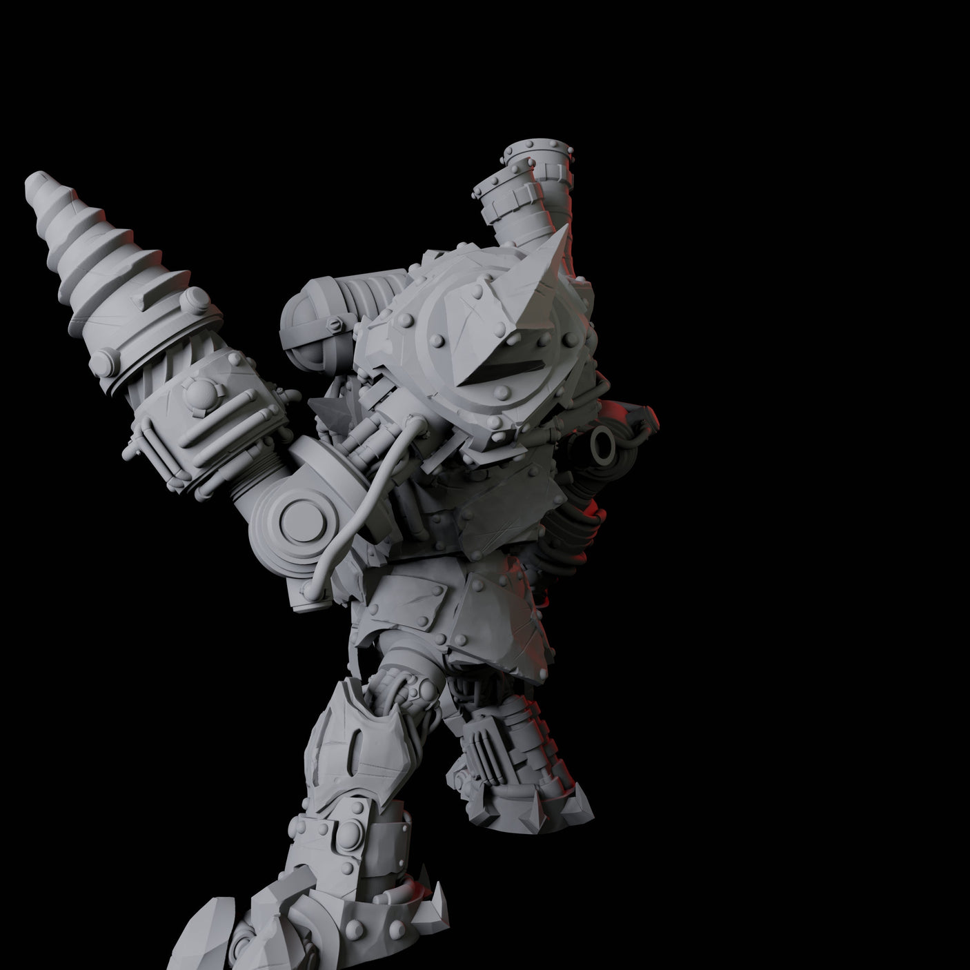 Gnome Mech Suit Miniature for Dungeons and Dragons, Pathfinder or other TTRPGs