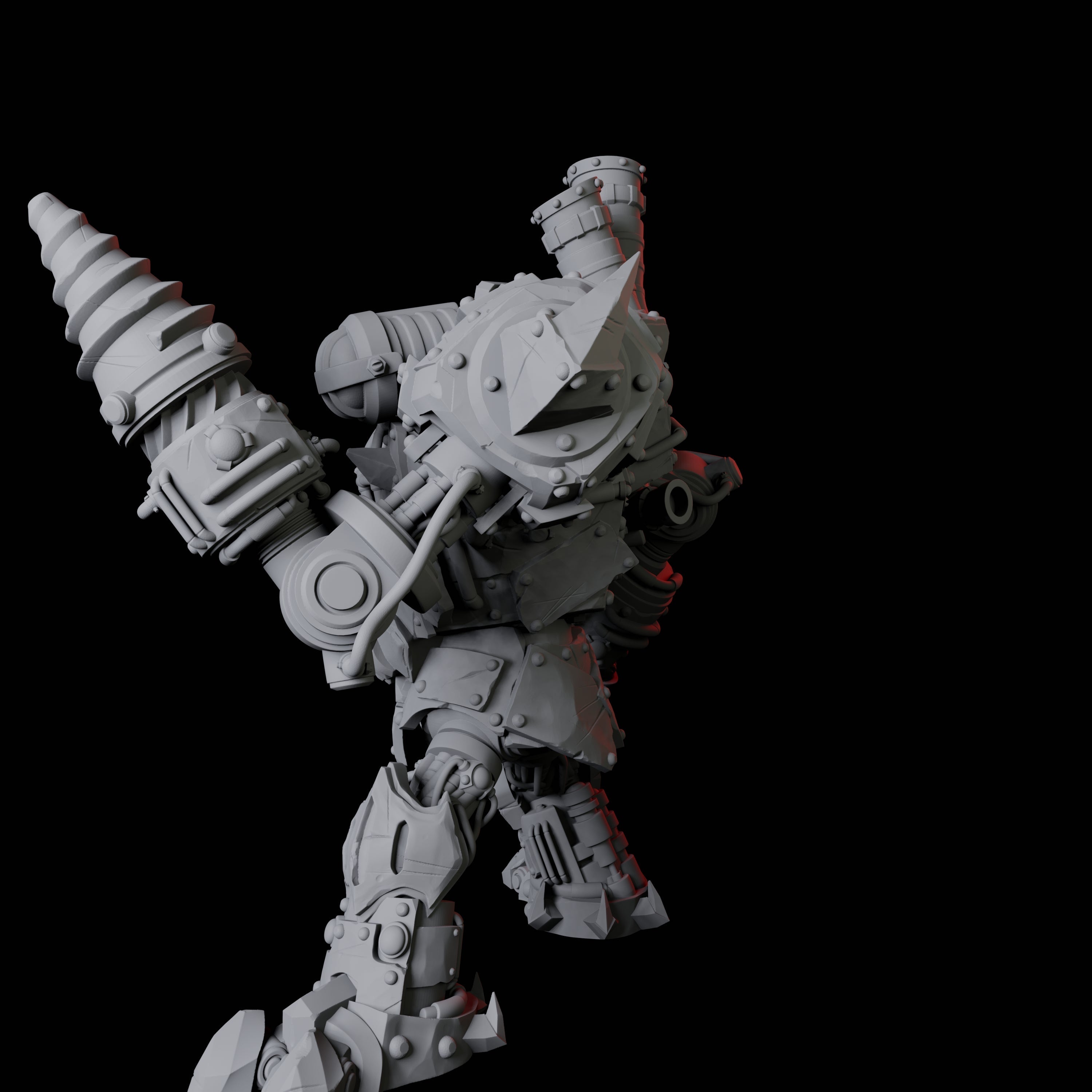 Gnome Mech Suit Miniature for Dungeons and Dragons