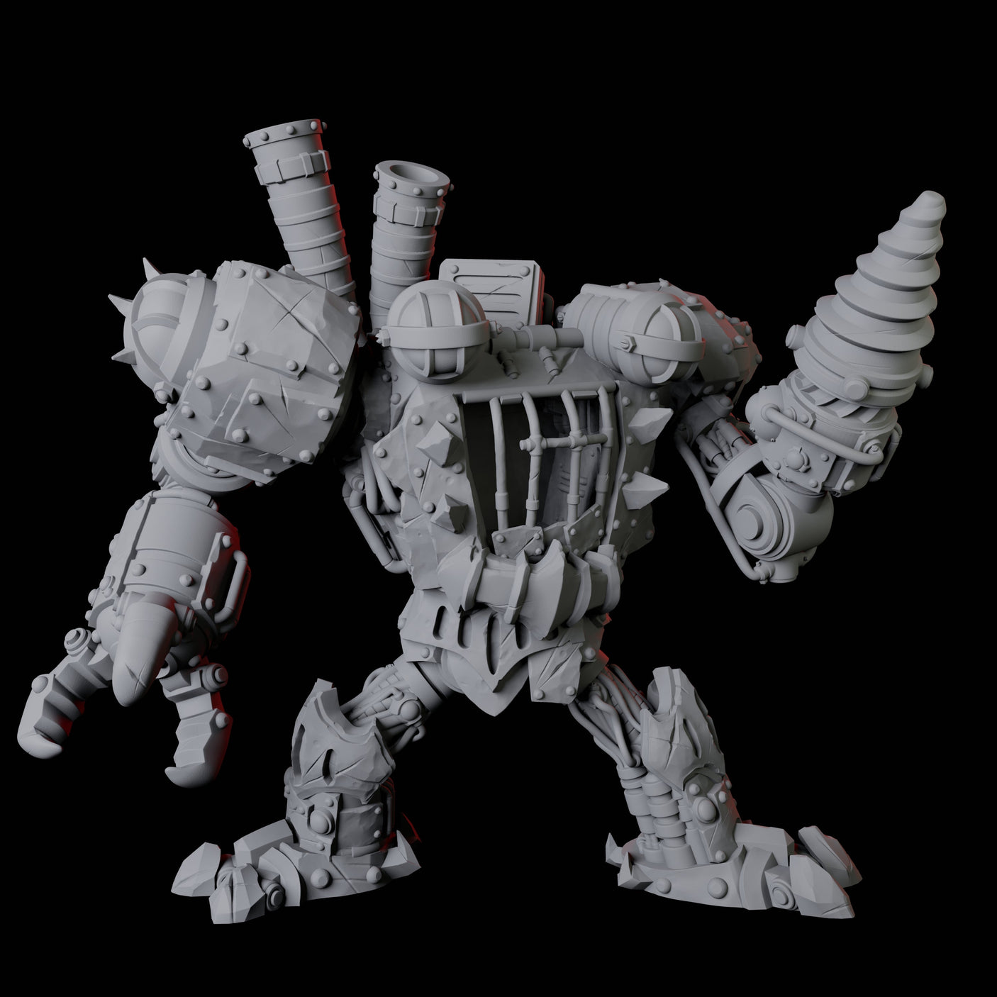 Gnome Mech Suit Miniature for Dungeons and Dragons, Pathfinder or other TTRPGs