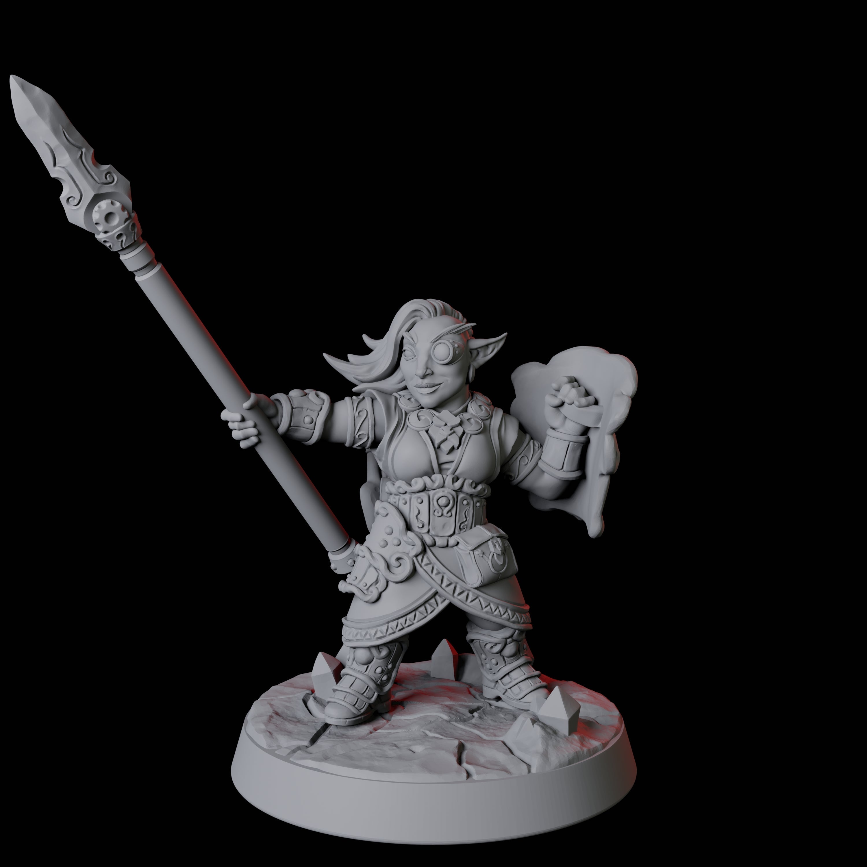 Gnome Miner Army Miniature for Dungeons and Dragons, Pathfinder or other TTRPGs