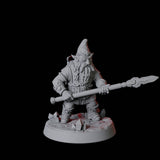 Gnome Miner B Miniature for Dungeons and Dragons, Pathfinder or other TTRPGs
