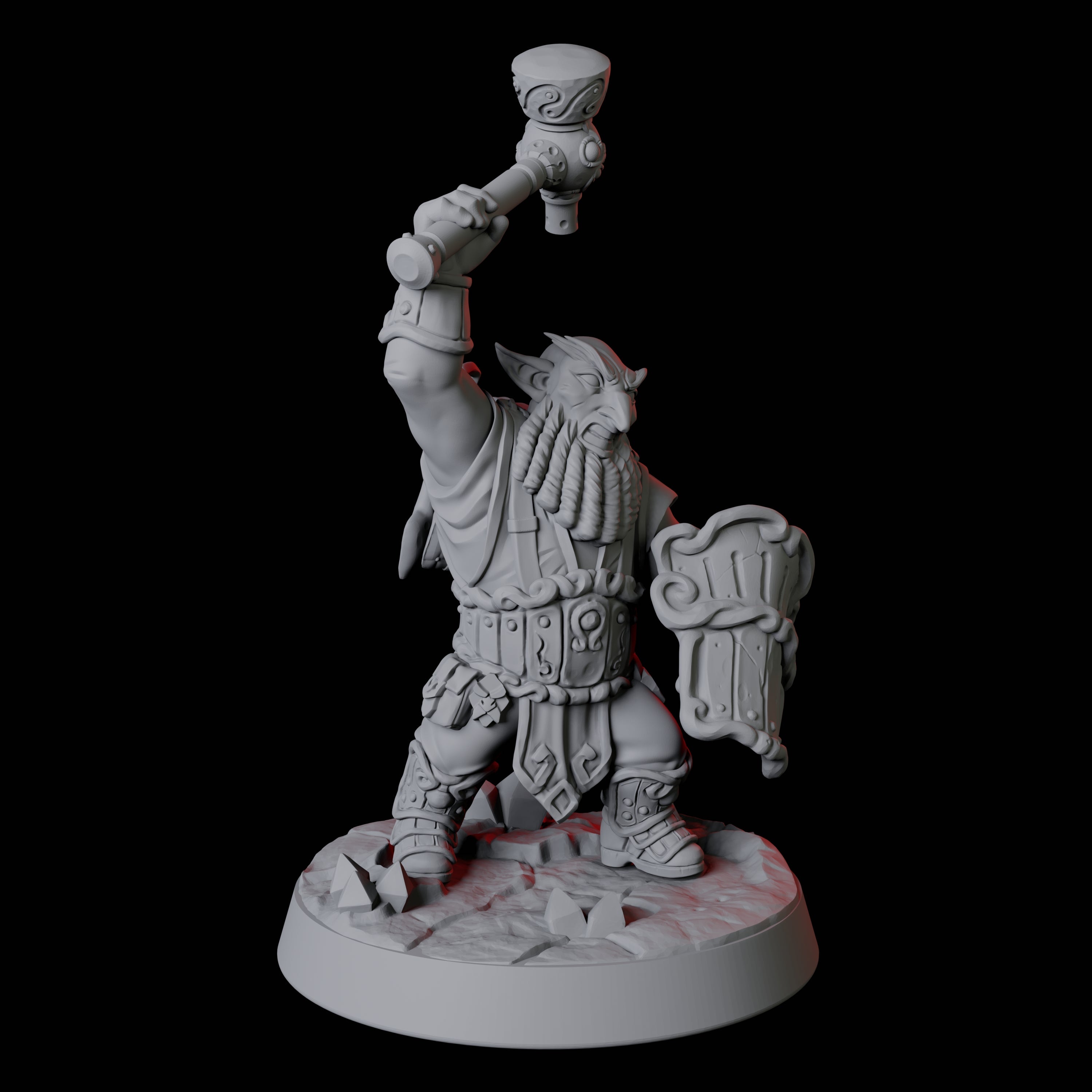 Gnome Miner C Miniature for Dungeons and Dragons, Pathfinder or other TTRPGs