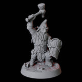 Gnome Miner C Miniature for Dungeons and Dragons, Pathfinder or other TTRPGs