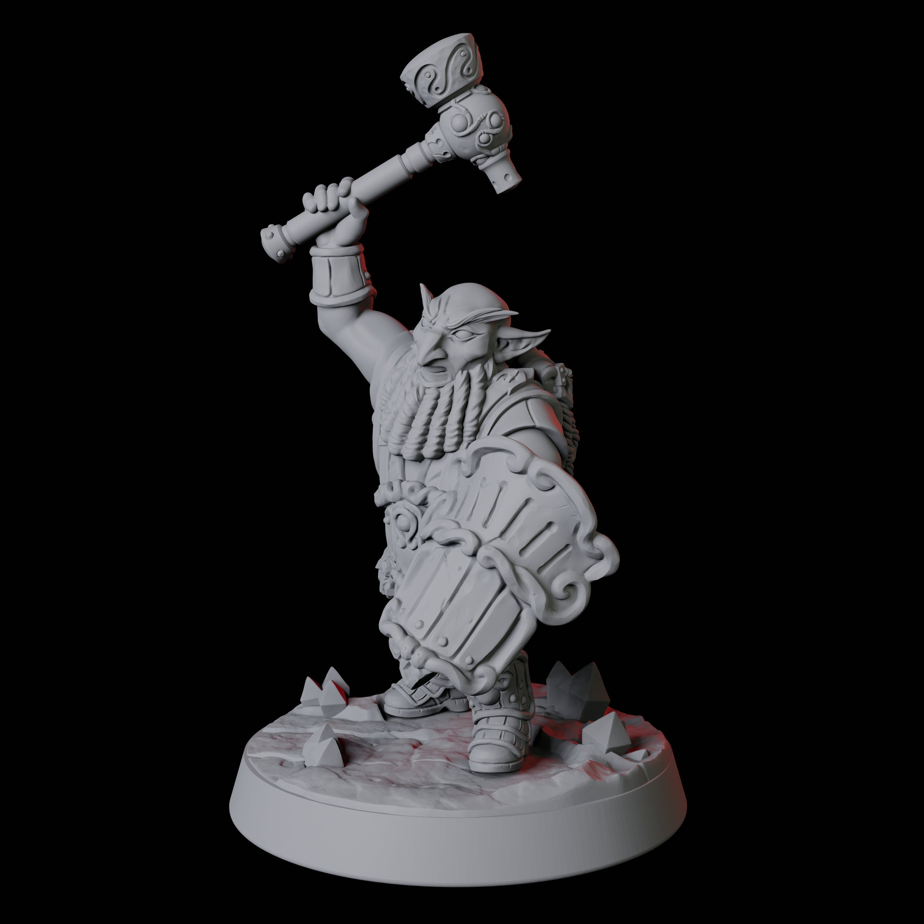 Gnome Miner C Miniature for Dungeons and Dragons, Pathfinder or other TTRPGs