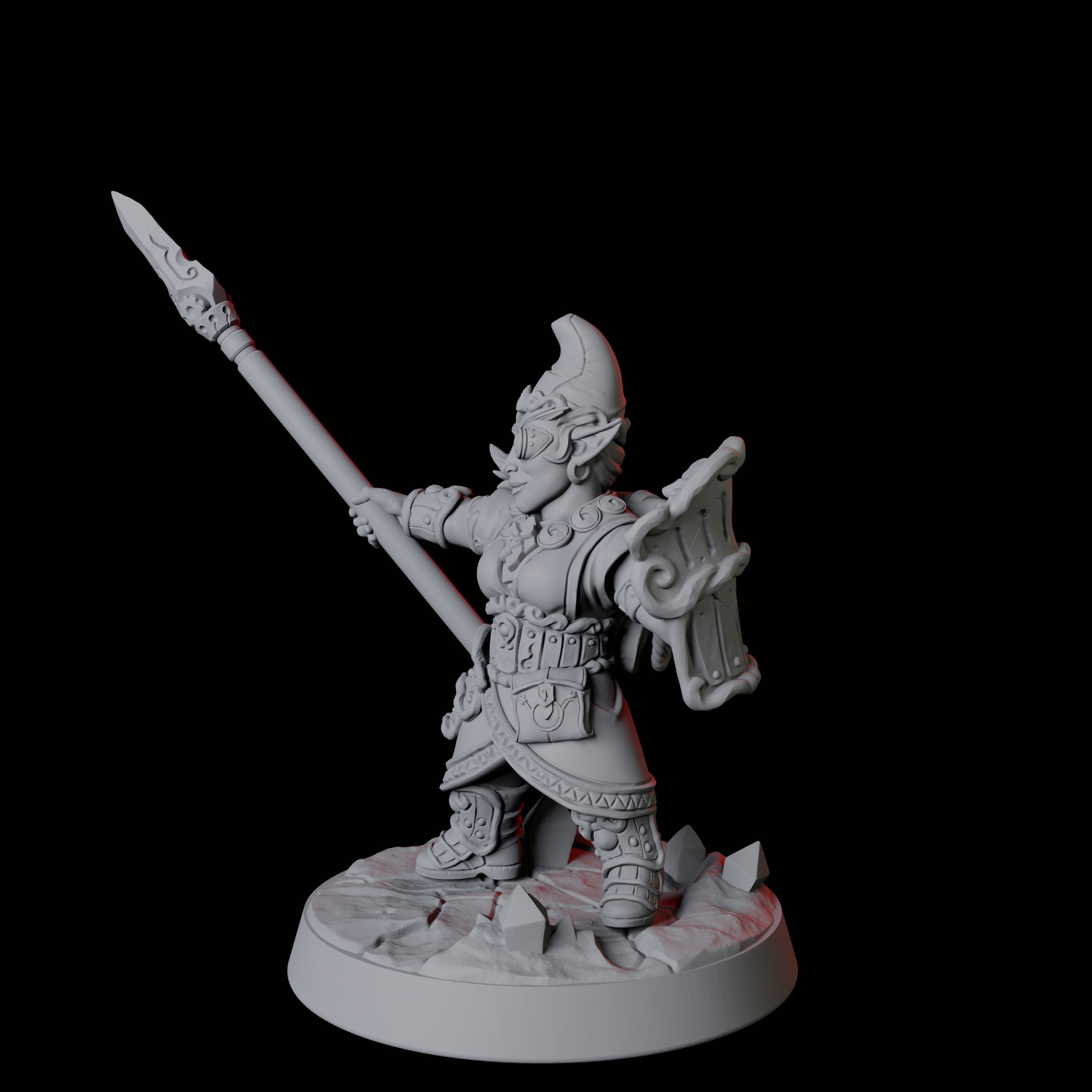 Gnome Miner E Miniature for Dungeons and Dragons, Pathfinder or other TTRPGs