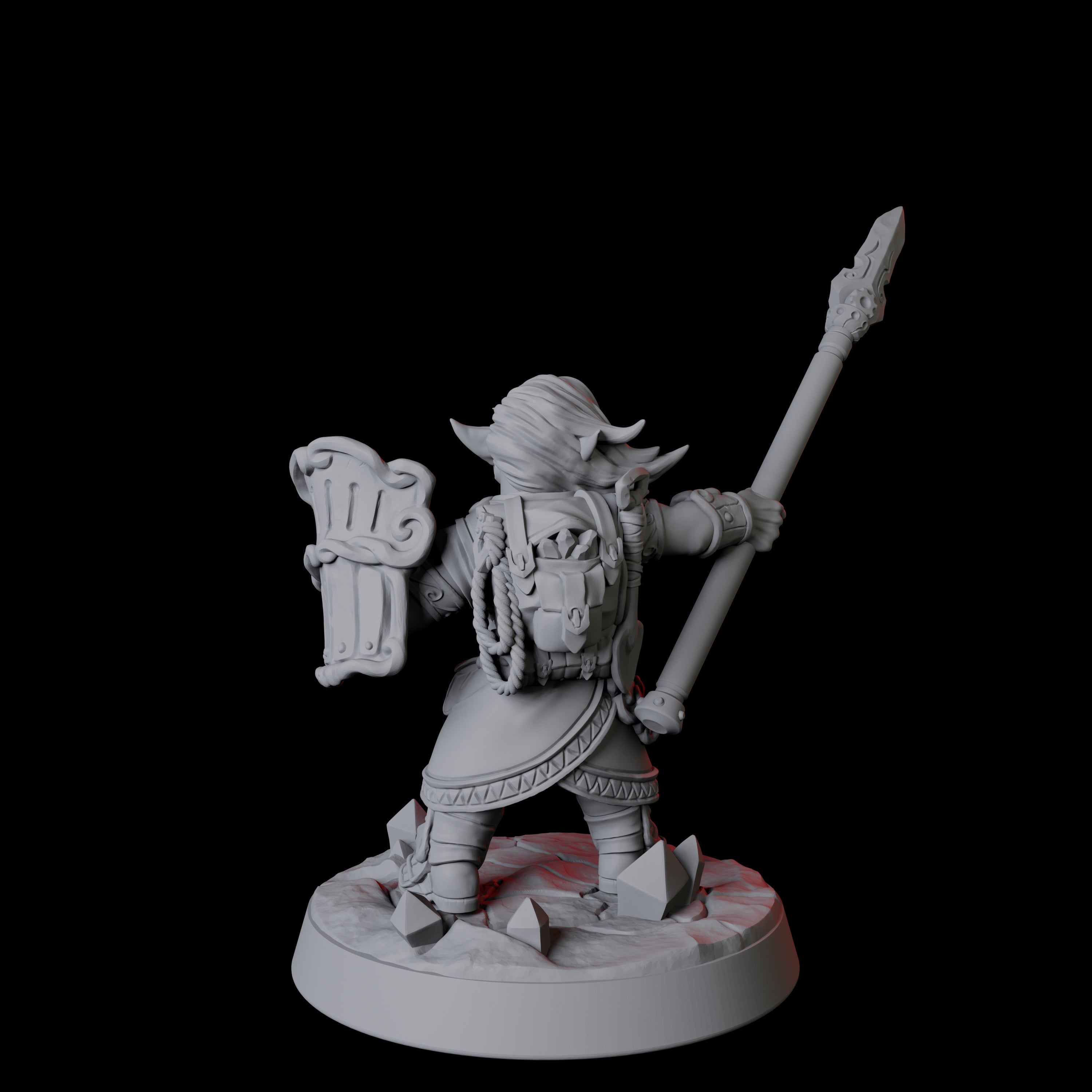 Gnome Miner E Miniature for Dungeons and Dragons, Pathfinder or other TTRPGs