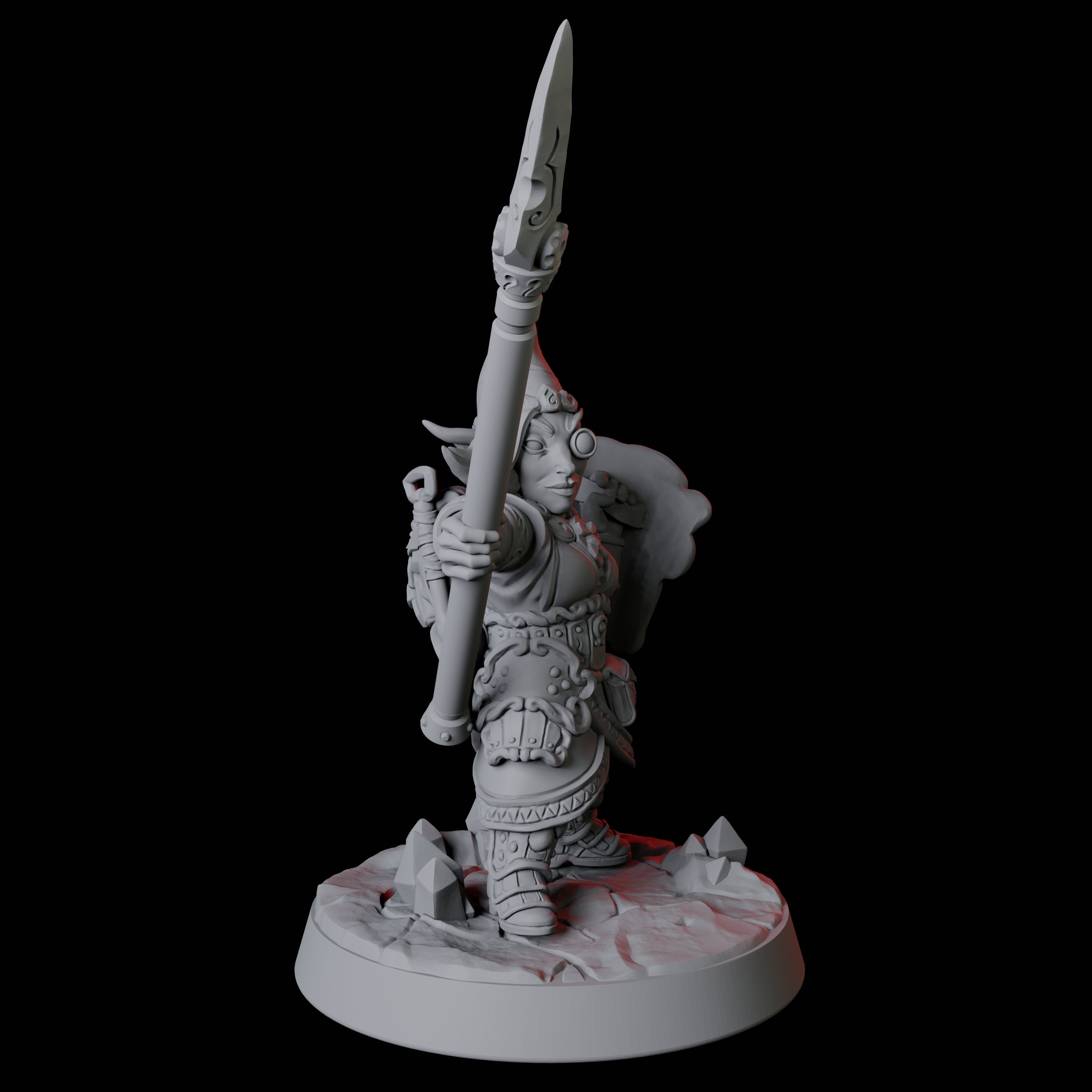 Gnome Miner E Miniature for Dungeons and Dragons, Pathfinder or other TTRPGs