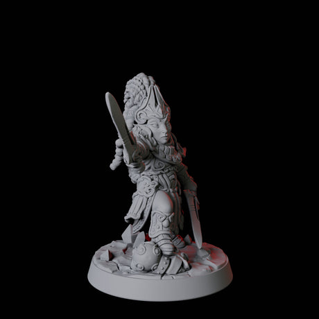 Gnome Queen Miniature for Dungeons and Dragons, Pathfinder or other TTRPGs