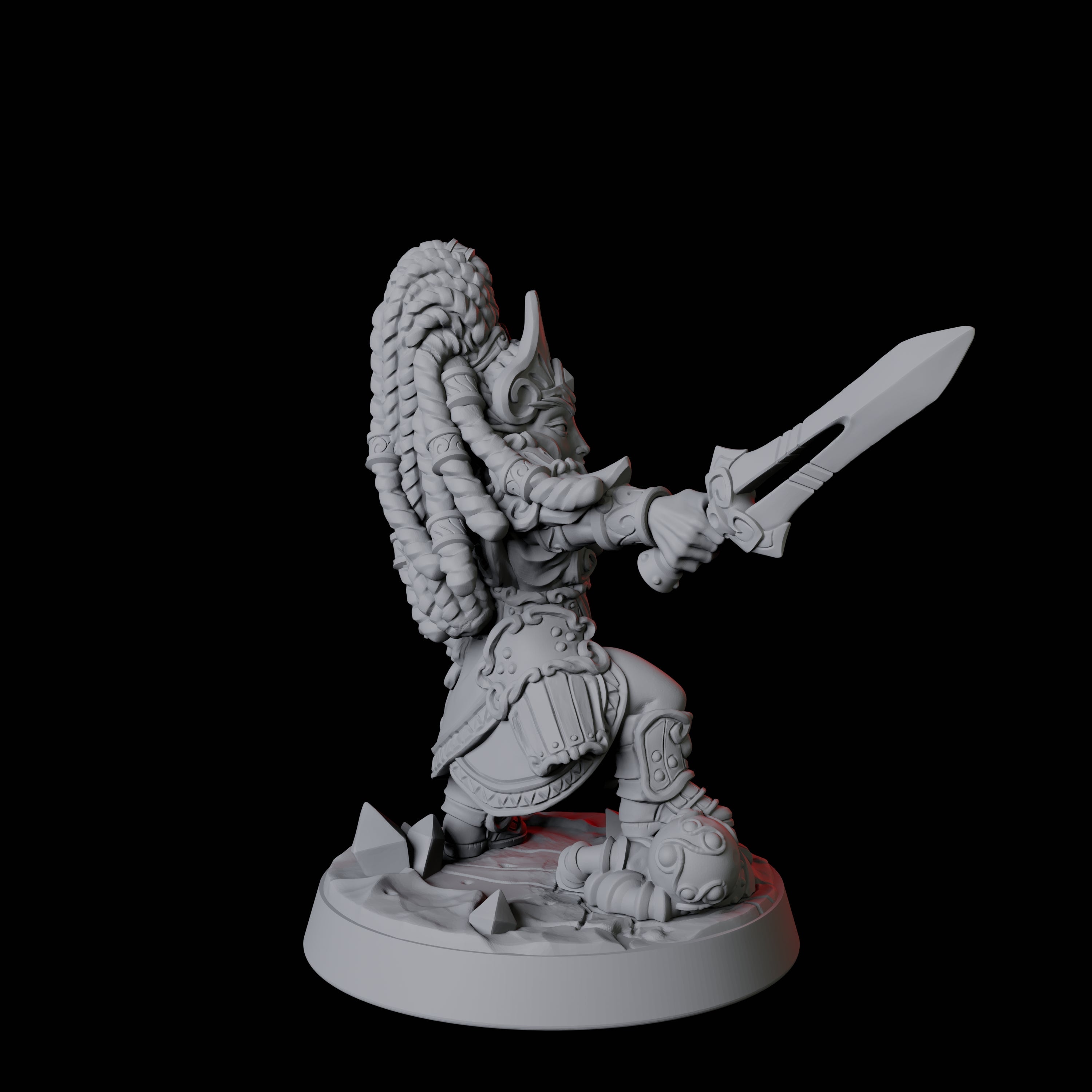 Gnome Queen Miniature for Dungeons and Dragons, Pathfinder or other TTRPGs