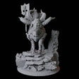 Goat Mounted Dwarf Warrior B Miniature for Dungeons and Dragons, Pathfinder or other TTRPGs