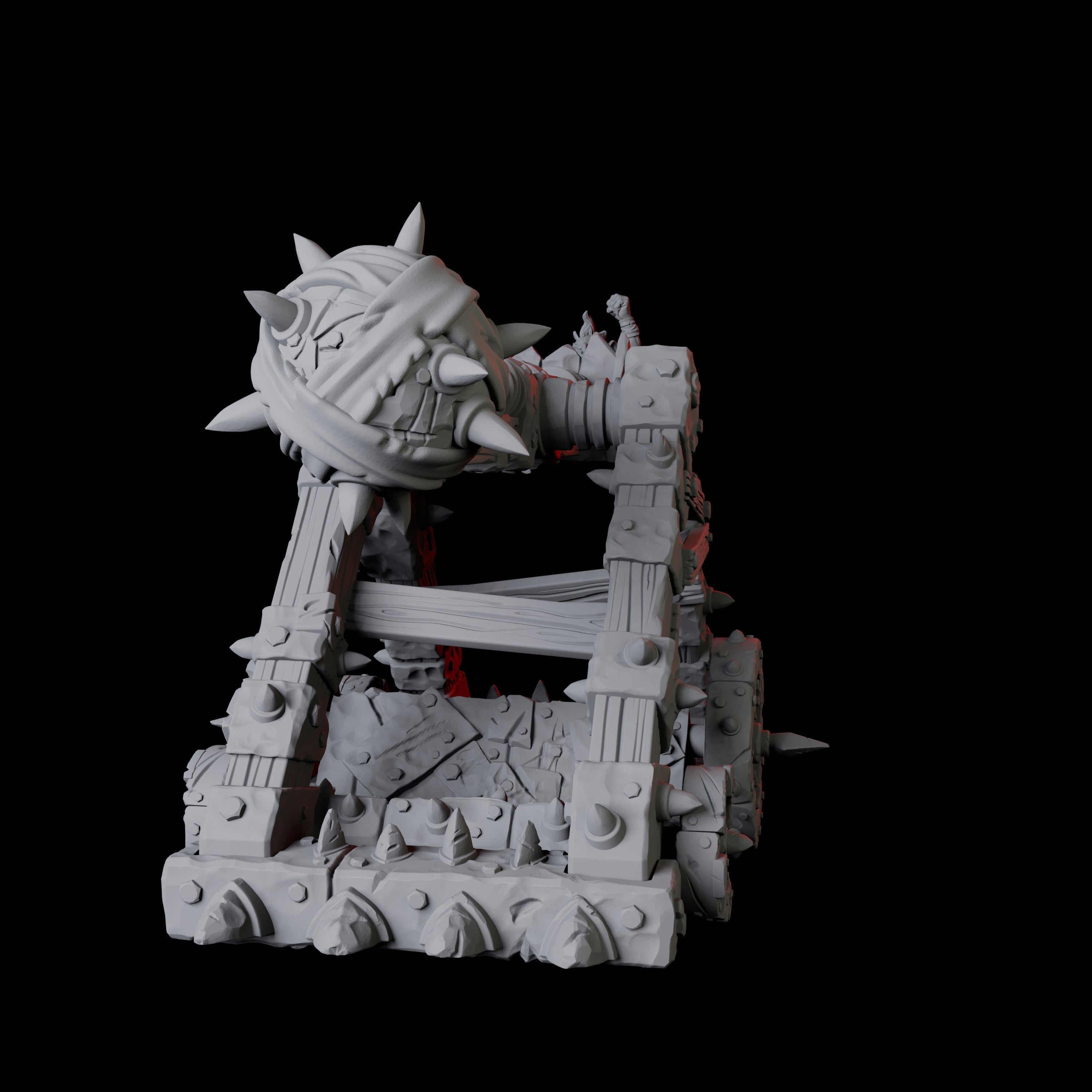 Goblin Catapult Miniature for Dungeons and Dragons