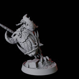 Goblin Cavalry B Miniature for Dungeons and Dragons, Pathfinder or other TTRPGs