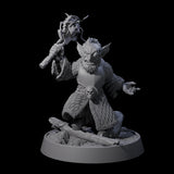 Goblin Grenadier Company Miniature for Dungeons and Dragons, Pathfinder or other TTRPGs