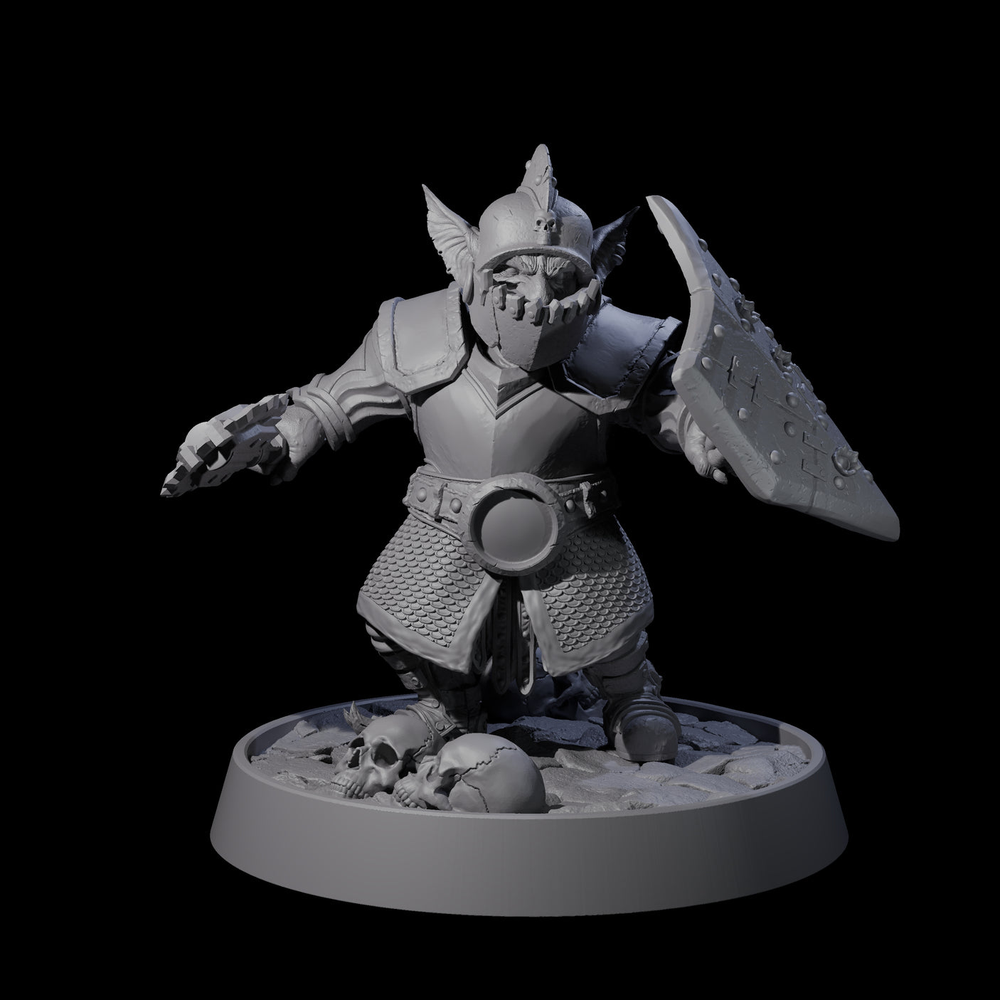 Goblin Grenadier Company Miniature for Dungeons and Dragons, Pathfinder or other TTRPGs
