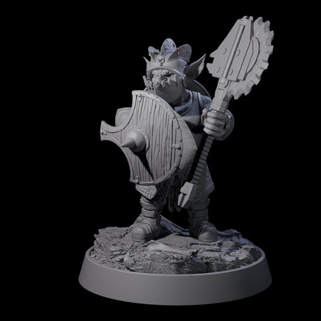 Goblin Grenadier Company Miniature for Dungeons and Dragons, Pathfinder or other TTRPGs