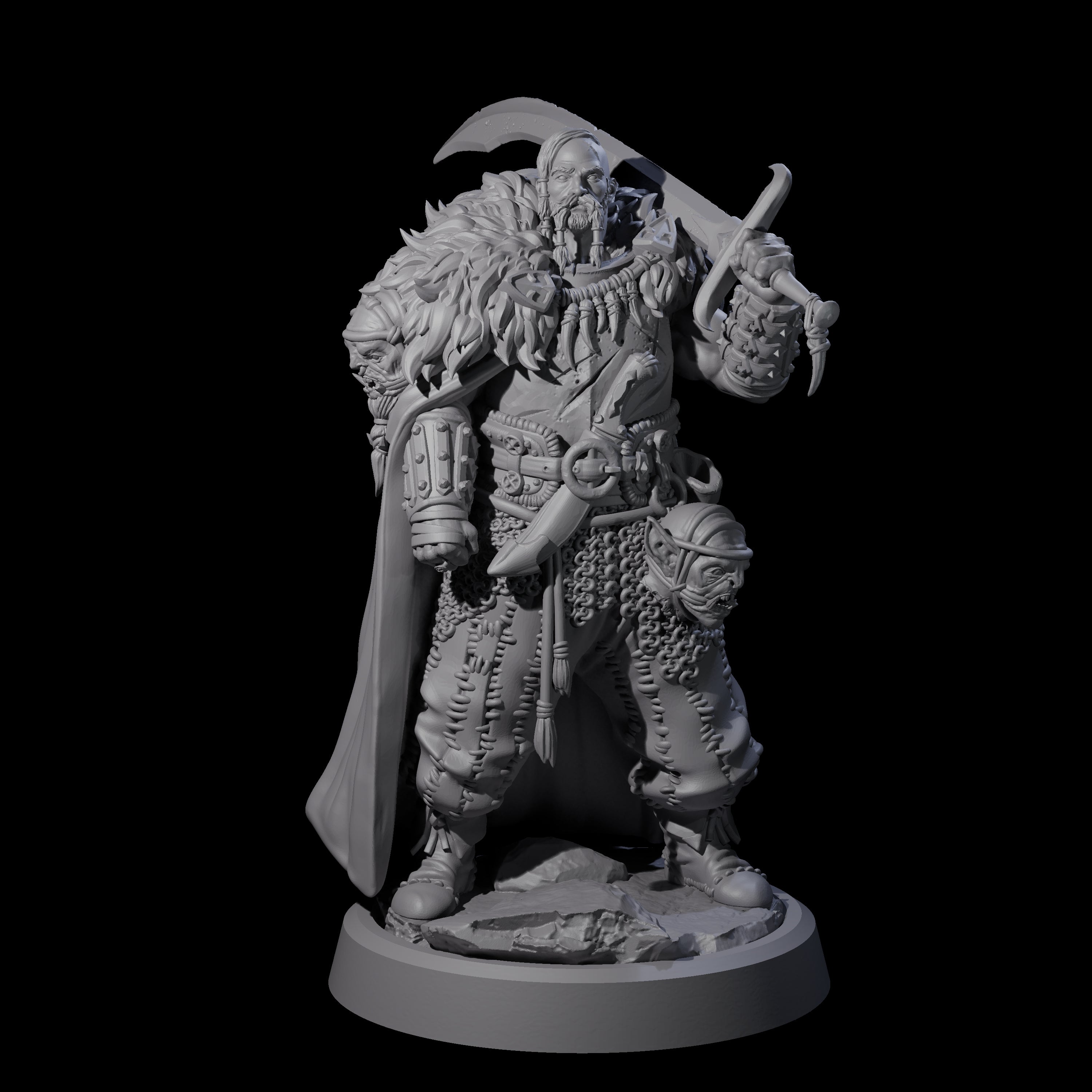 Goblin Head Trophy Hunter Miniature for Dungeons and Dragons, Pathfinder or other TTRPGs