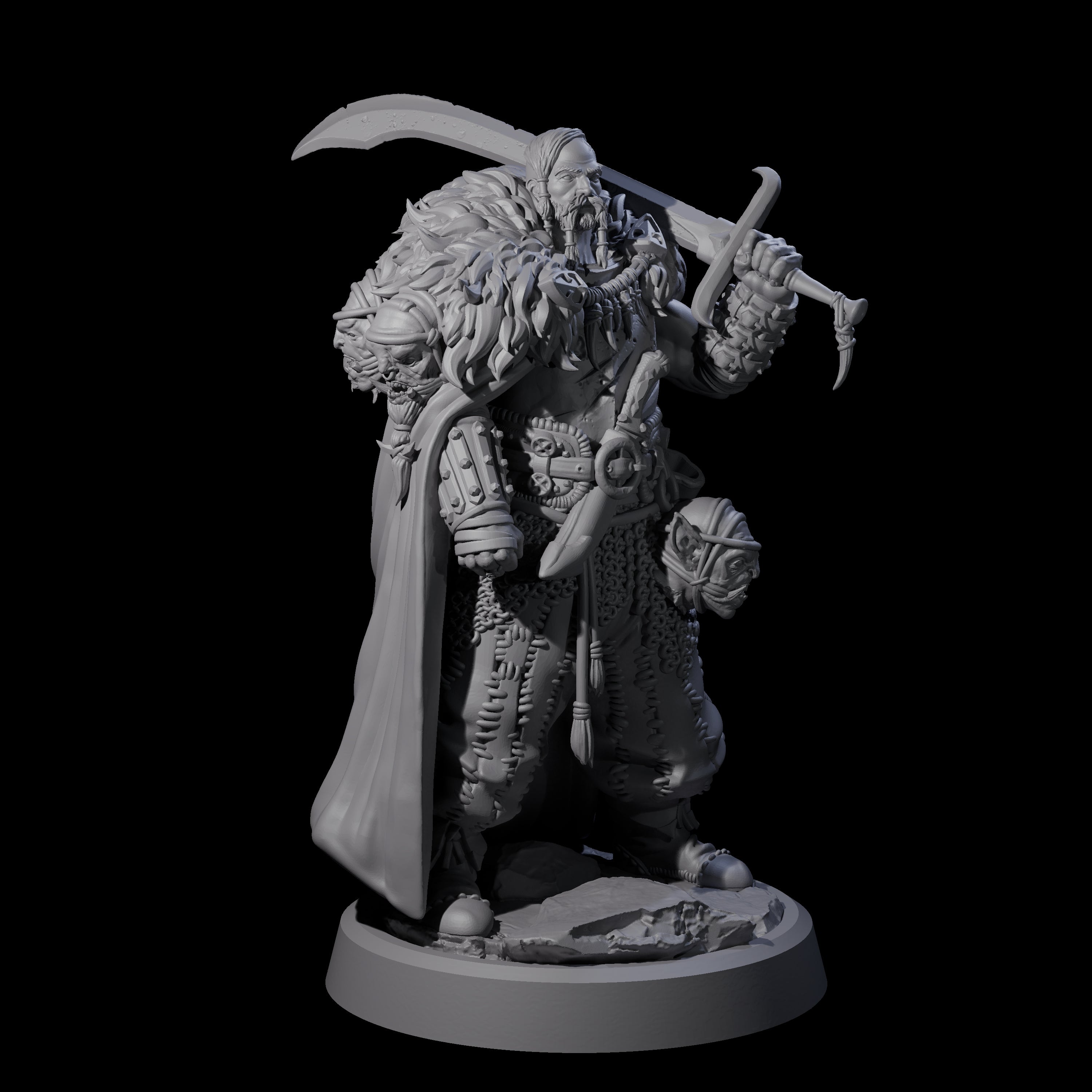 Goblin Head Trophy Hunter Miniature for Dungeons and Dragons, Pathfinder or other TTRPGs