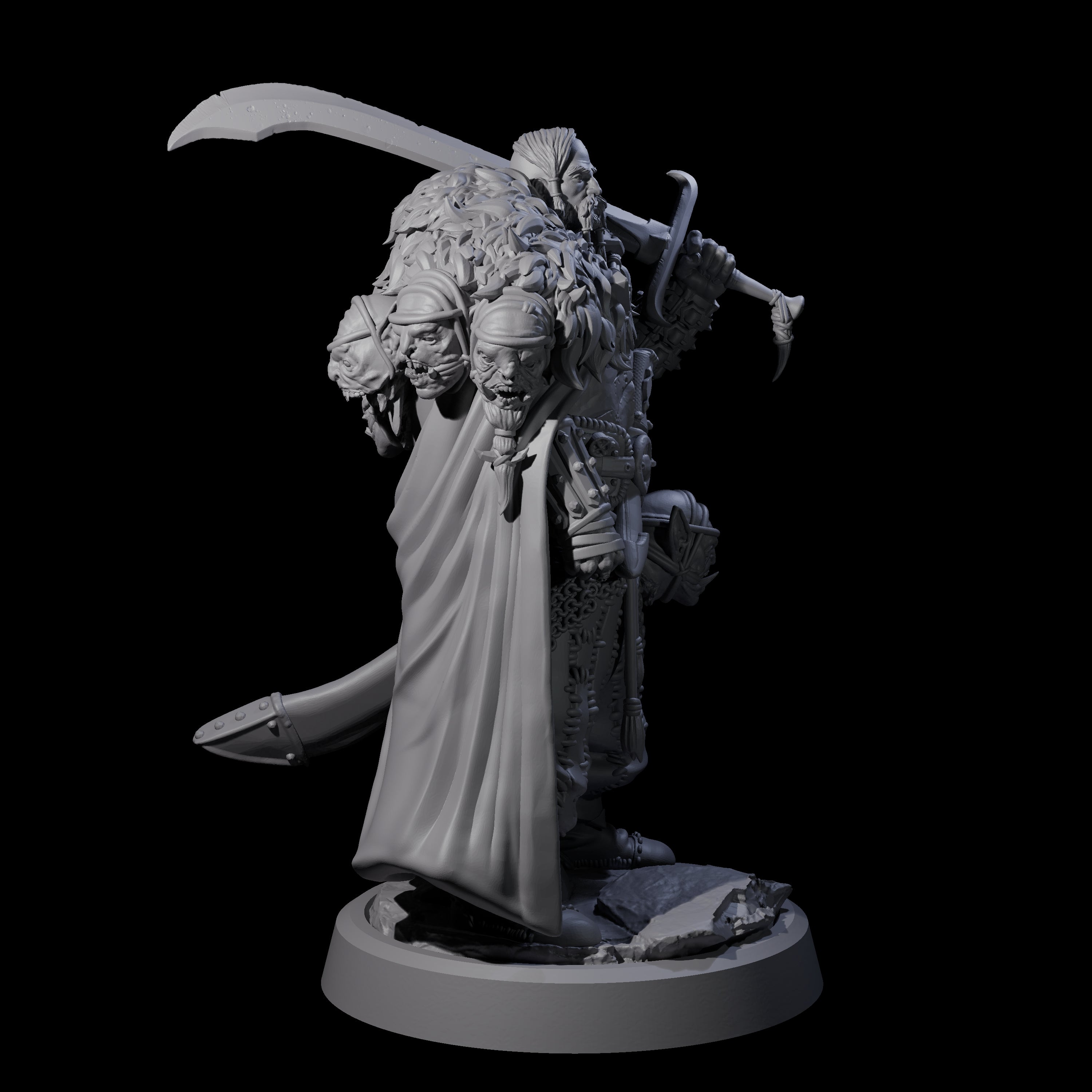 Goblin Head Trophy Hunter Miniature for Dungeons and Dragons, Pathfinder or other TTRPGs