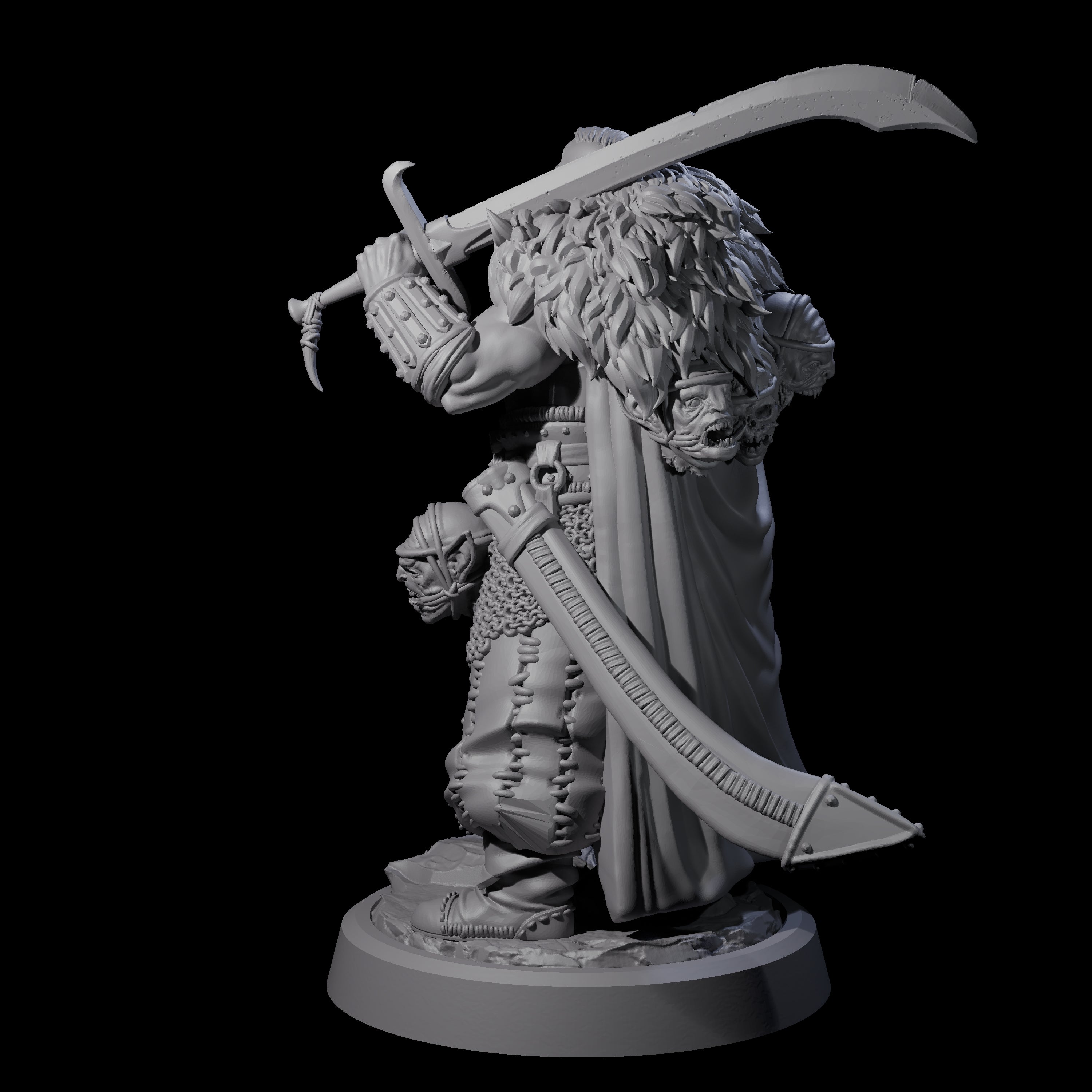 Goblin Head Trophy Hunter Miniature for Dungeons and Dragons, Pathfinder or other TTRPGs