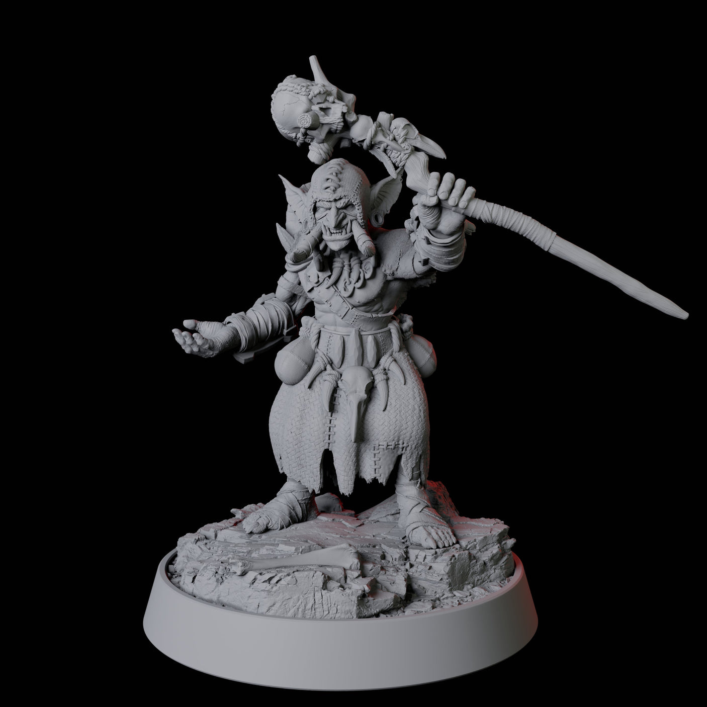 Goblin Horde Miniature for Dungeons and Dragons, Pathfinder or other TTRPGs