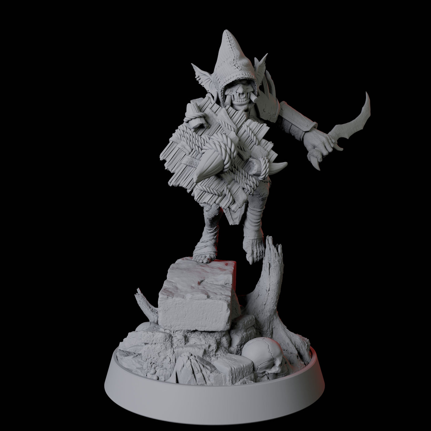 Goblin Horde Miniature for Dungeons and Dragons, Pathfinder or other TTRPGs